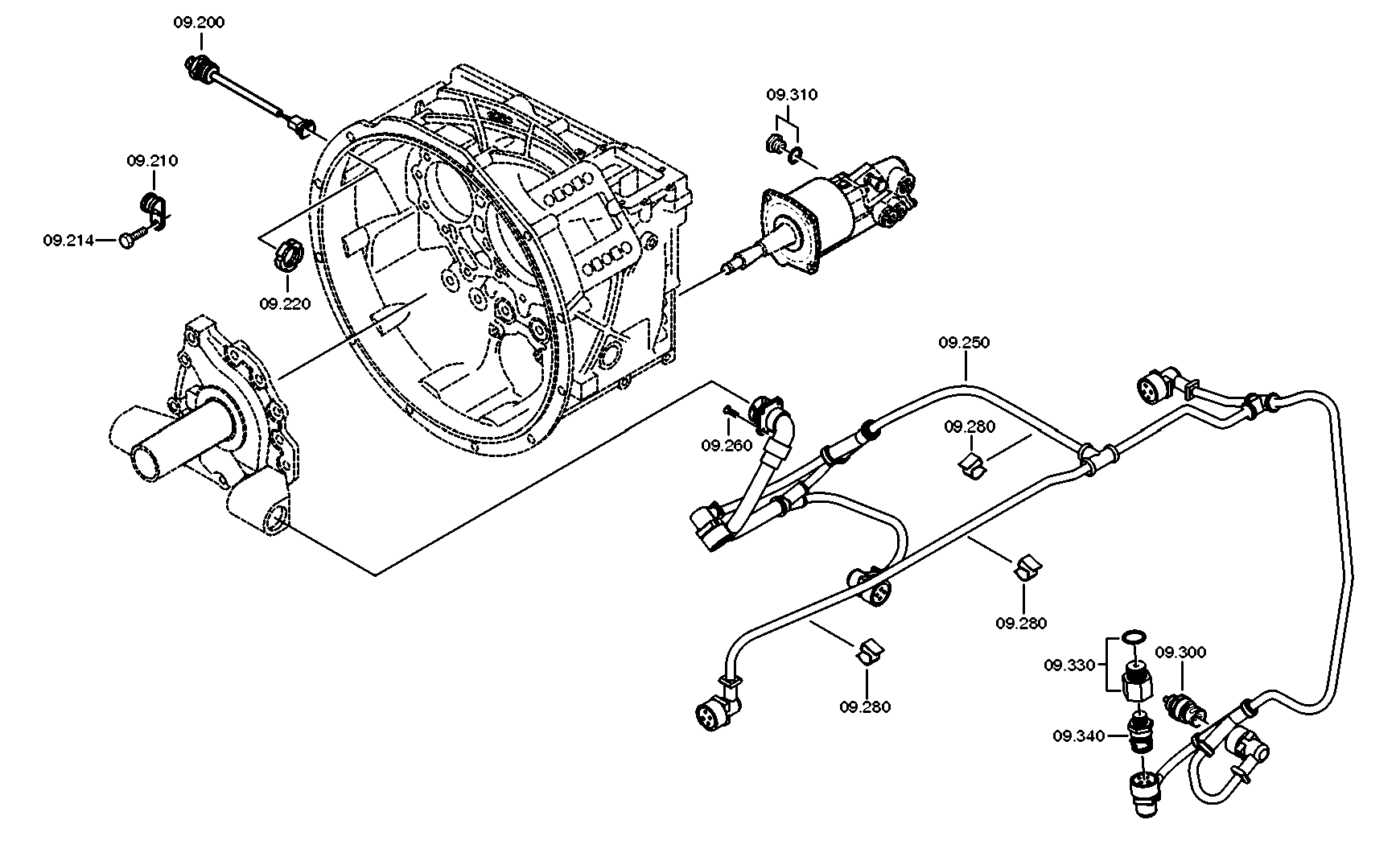 drawing for DAF 1601332 - PRESSURE SWITCH (figure 2)