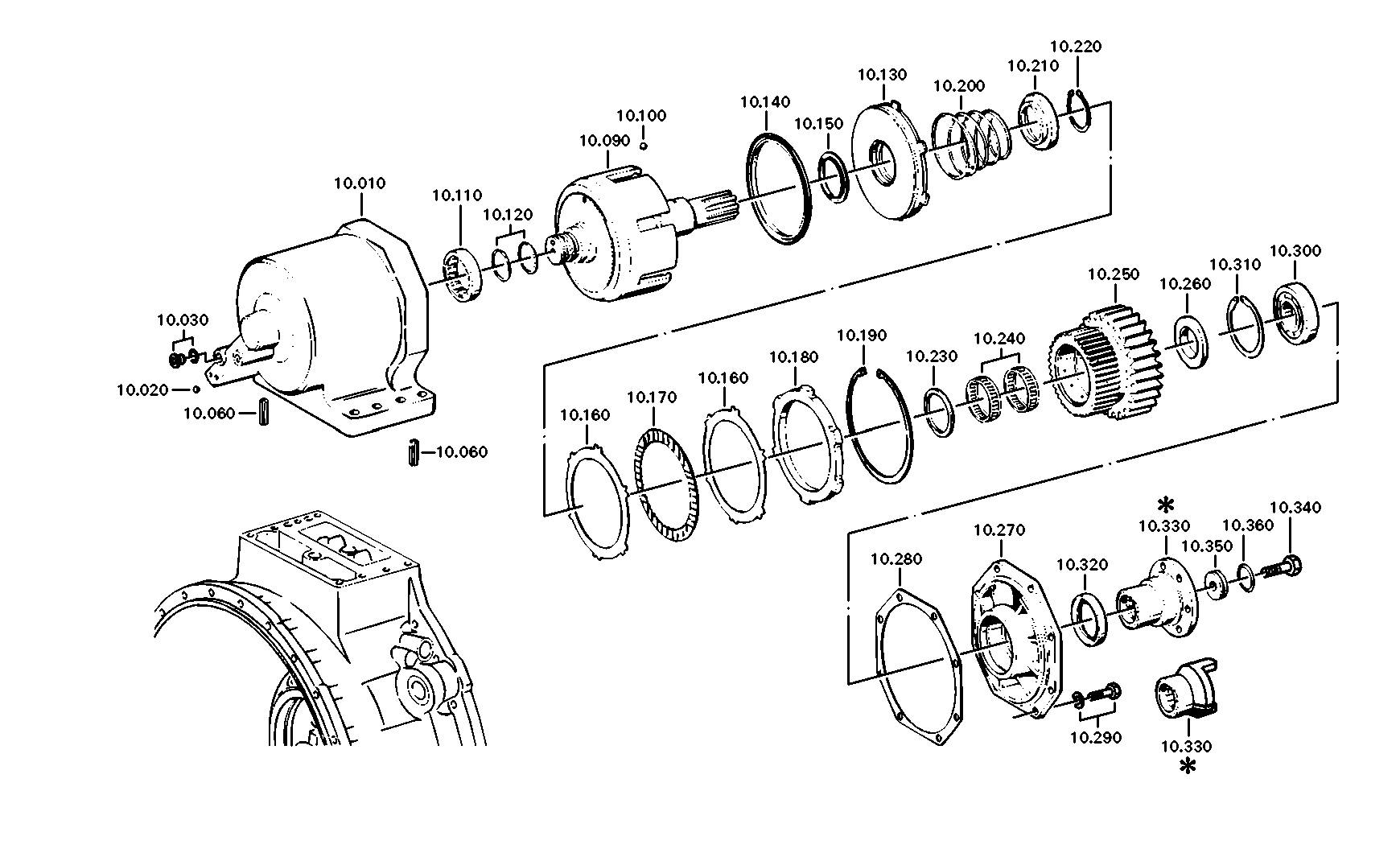 drawing for DAIMLER AG A0002641047 - INNER CLUTCH DISC (figure 2)