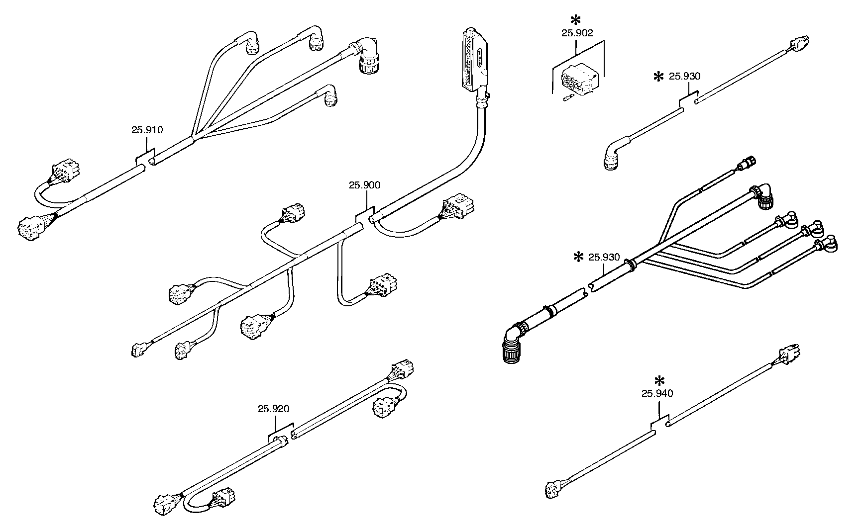 drawing for Hyundai Construction Equipment 6029199005 - PLUG KIT (figure 1)