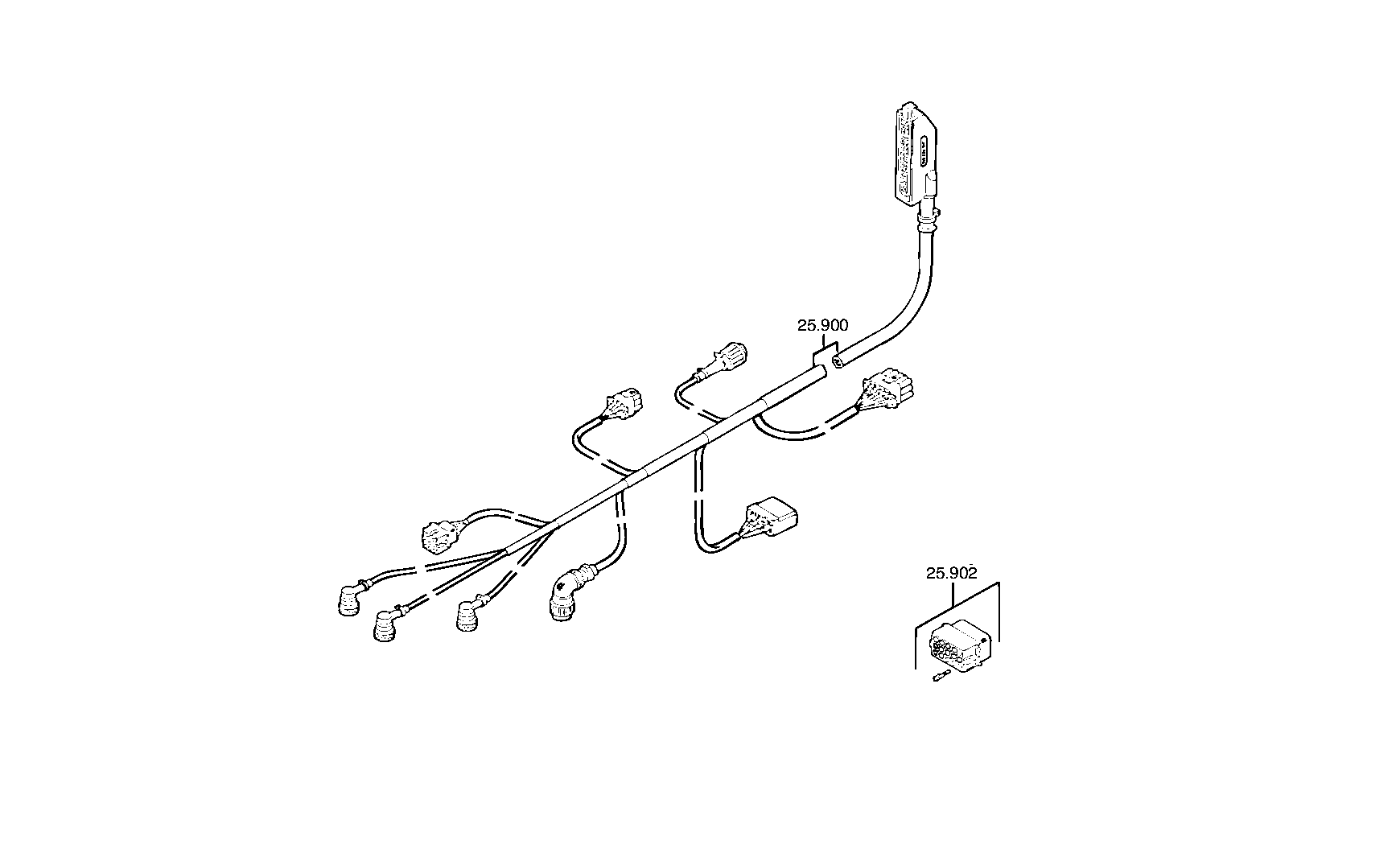 drawing for Hyundai Construction Equipment 6029199005 - PLUG KIT (figure 2)