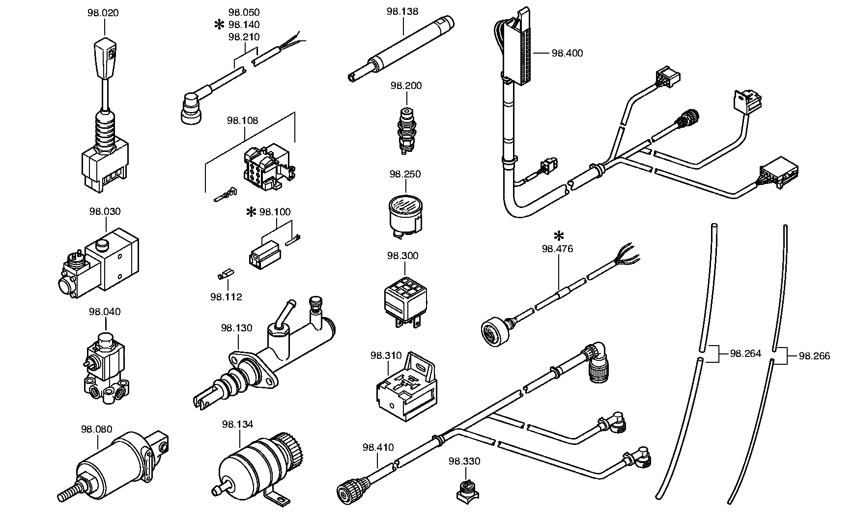 drawing for VOLVO TRUCKS 1136866 - CABLE GENERAL (figure 4)