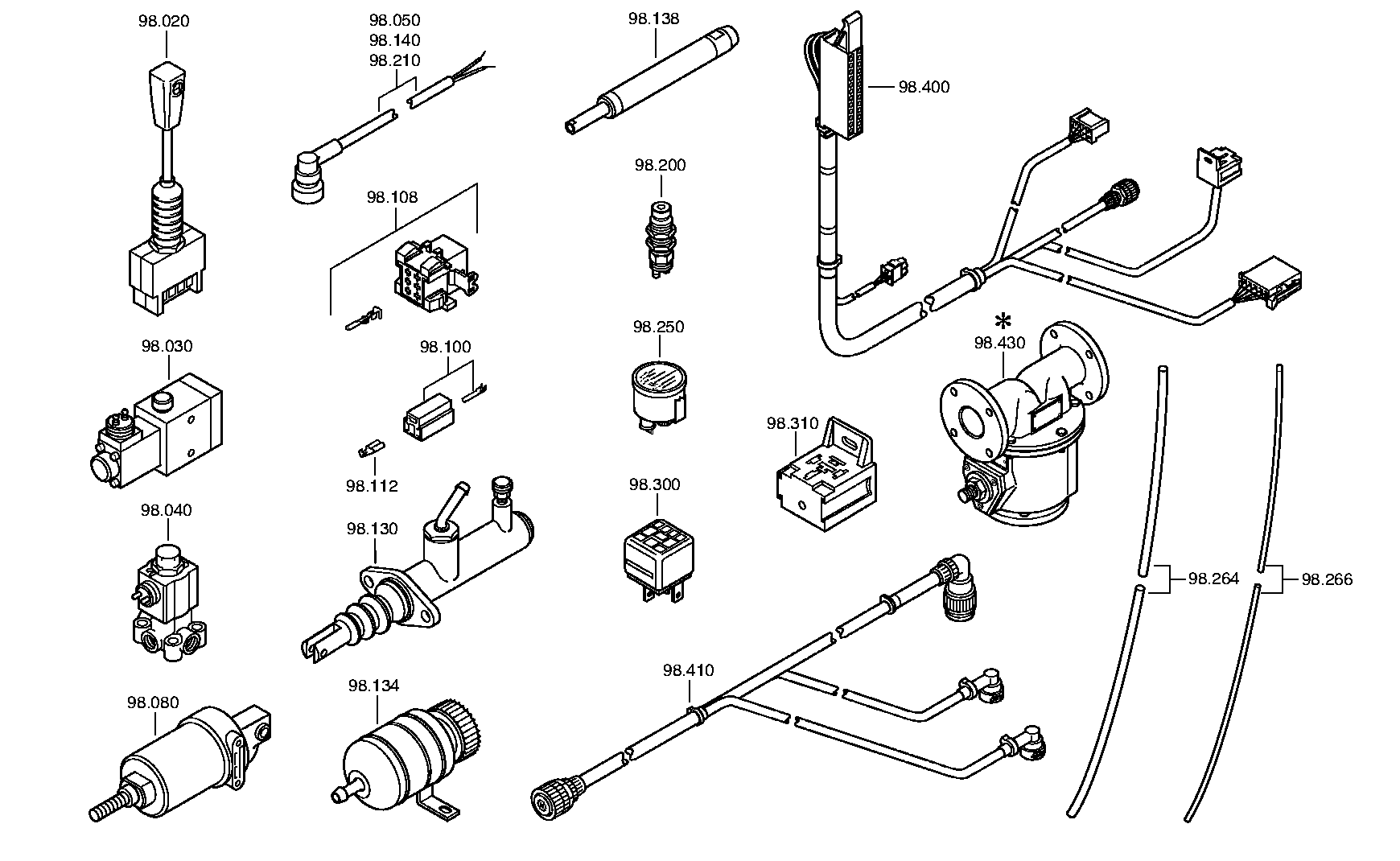 drawing for DAF 1438816 - CABLE GENERAL (figure 2)