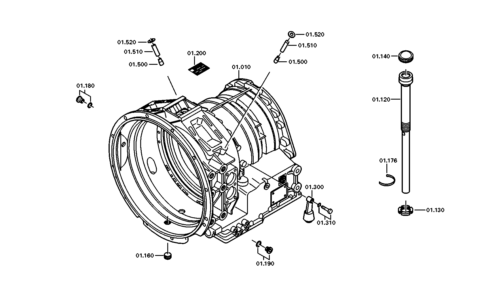 drawing for DAIMLER AG A0002710584 - FILLER TUBE (figure 1)