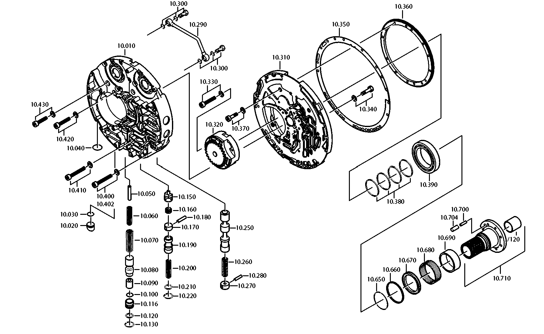 drawing for CACCIAMALI 08190684 - PRIMARY PUMP (figure 2)