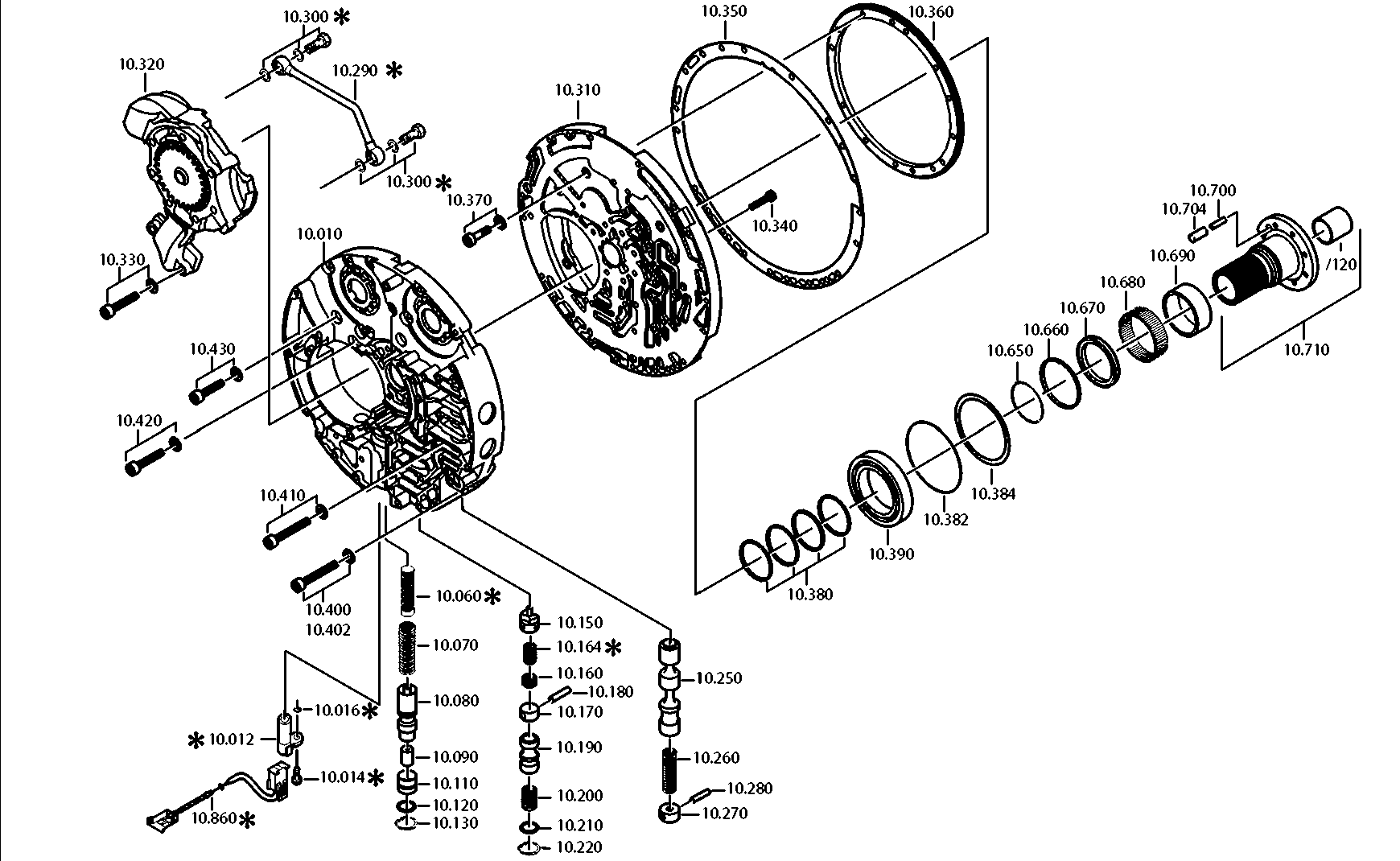 drawing for DAIMLER AG A0002720302 - STATOR SHAFT (figure 3)