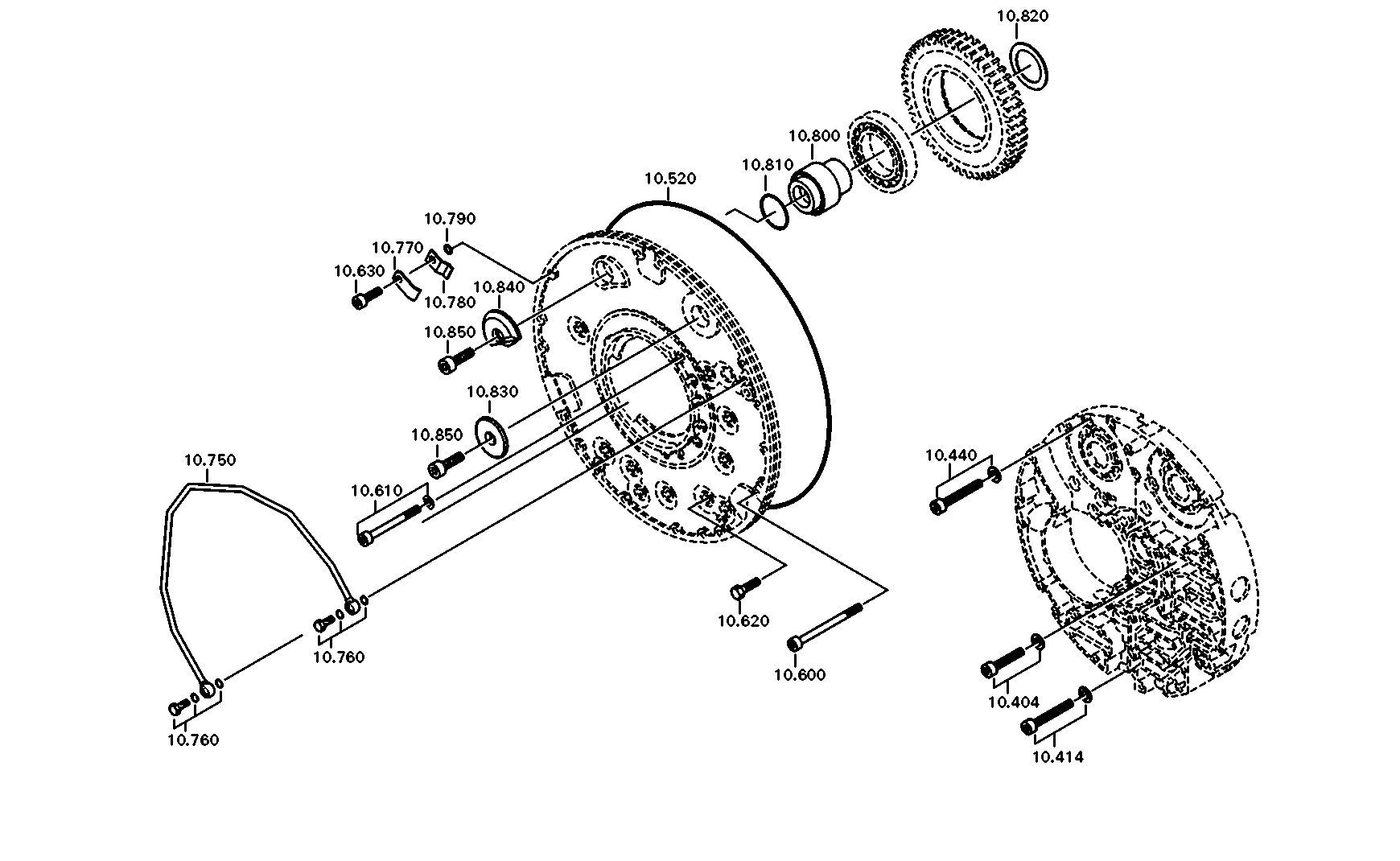 drawing for LIEBHERR GMBH 10028176 - TUBE (figure 3)