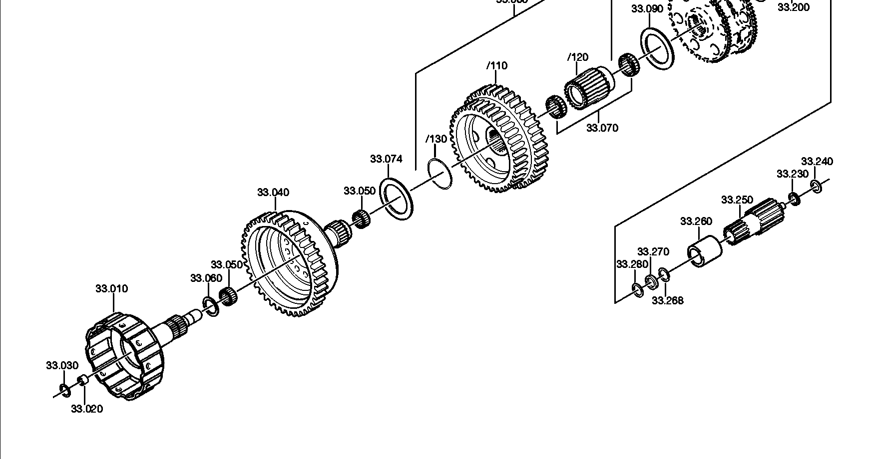 drawing for DAIMLER AG A0002722206 - PLANET GEAR SET (figure 5)