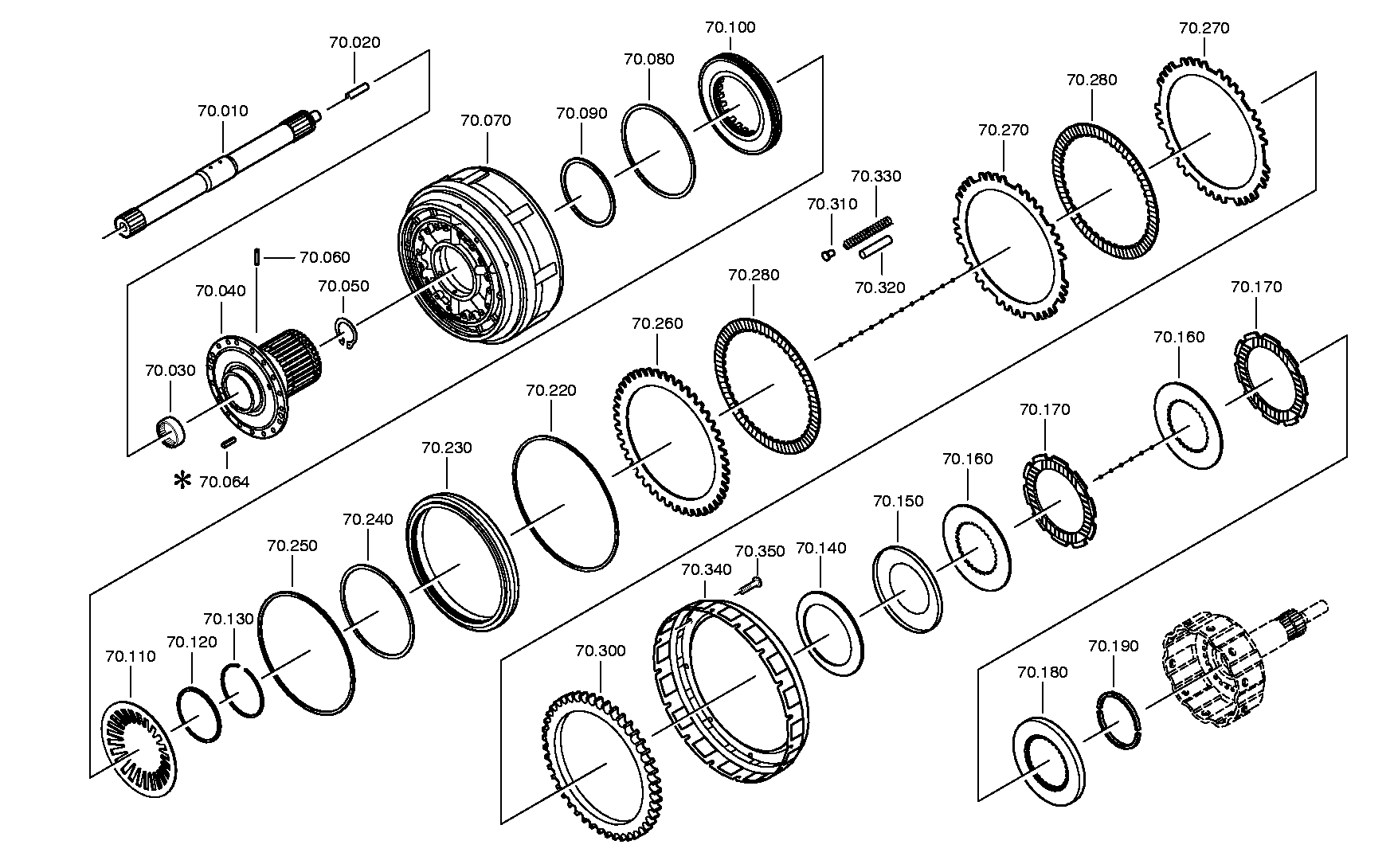 drawing for DAIMLER AG A0002723225 - INNER CLUTCH DISC (figure 5)