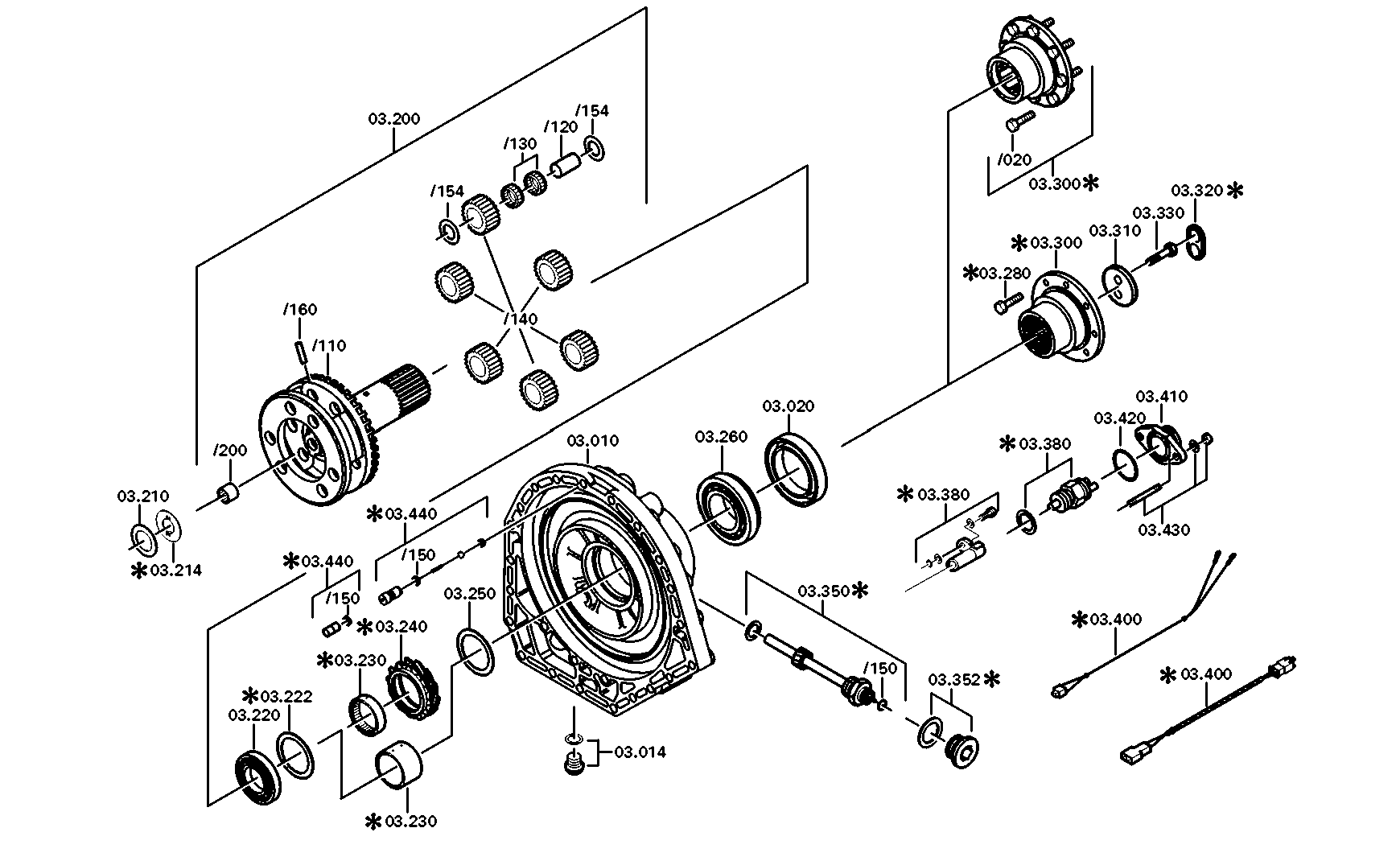 drawing for MAN N1.01401-1905 - OUTPUT FLANGE (figure 2)