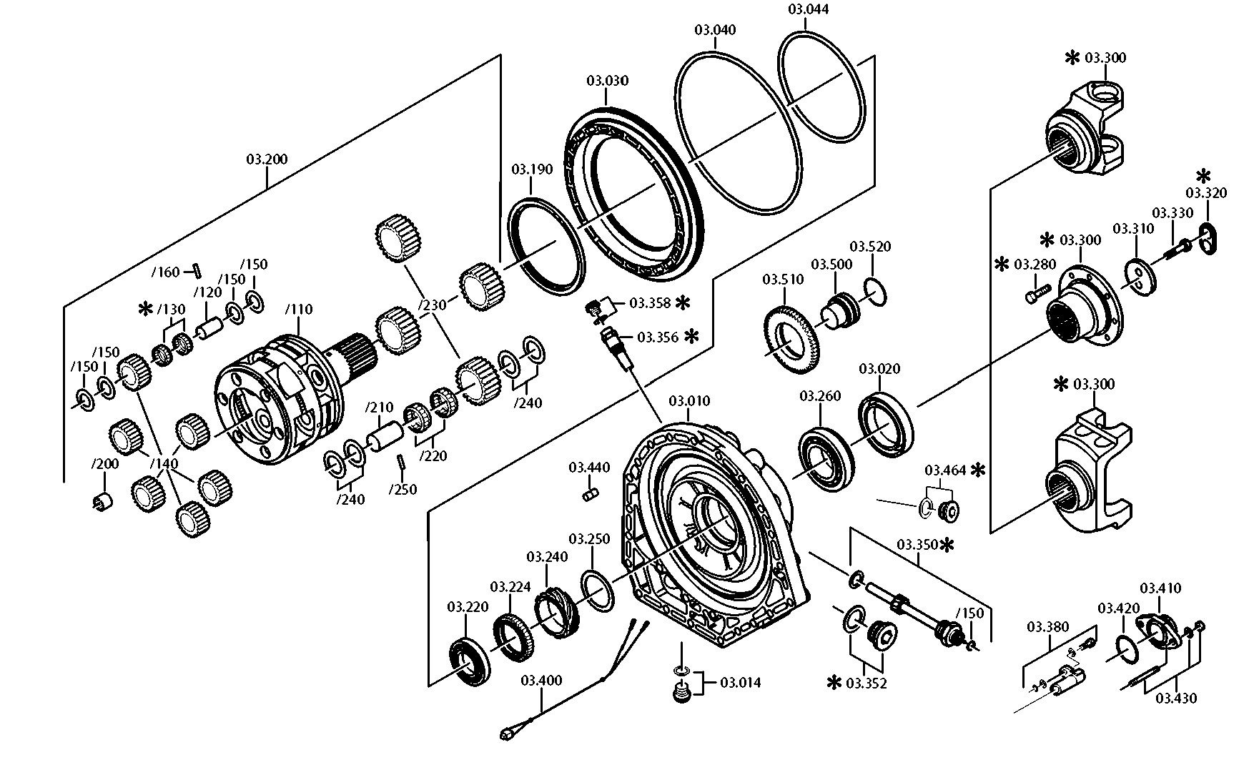 drawing for LIEBHERR GMBH 513804808 - NEEDLE BEARING (figure 2)