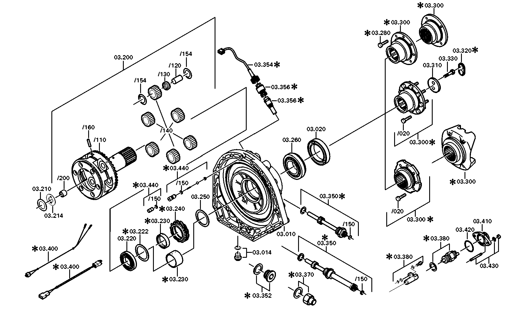 drawing for MAN N1.01401-1905 - OUTPUT FLANGE (figure 3)
