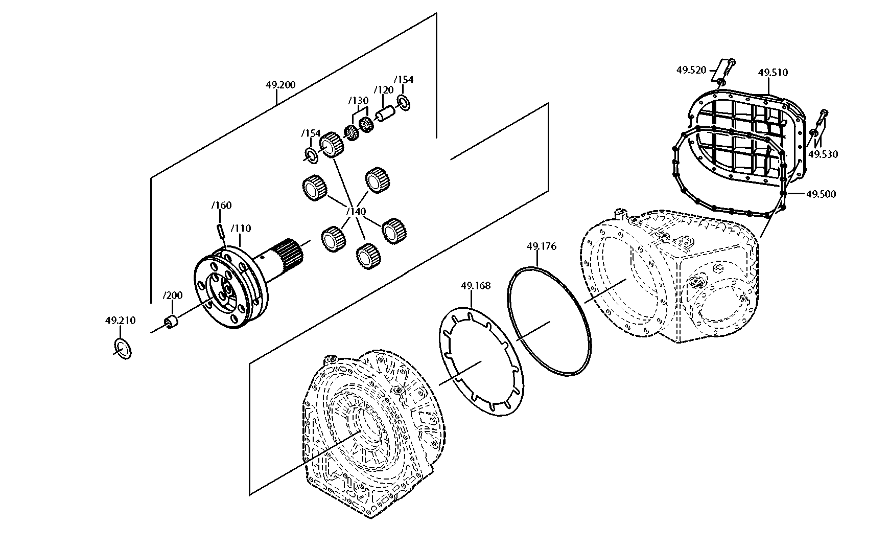 drawing for MAN N1.01401-2640 - PLANET CARRIER (figure 2)