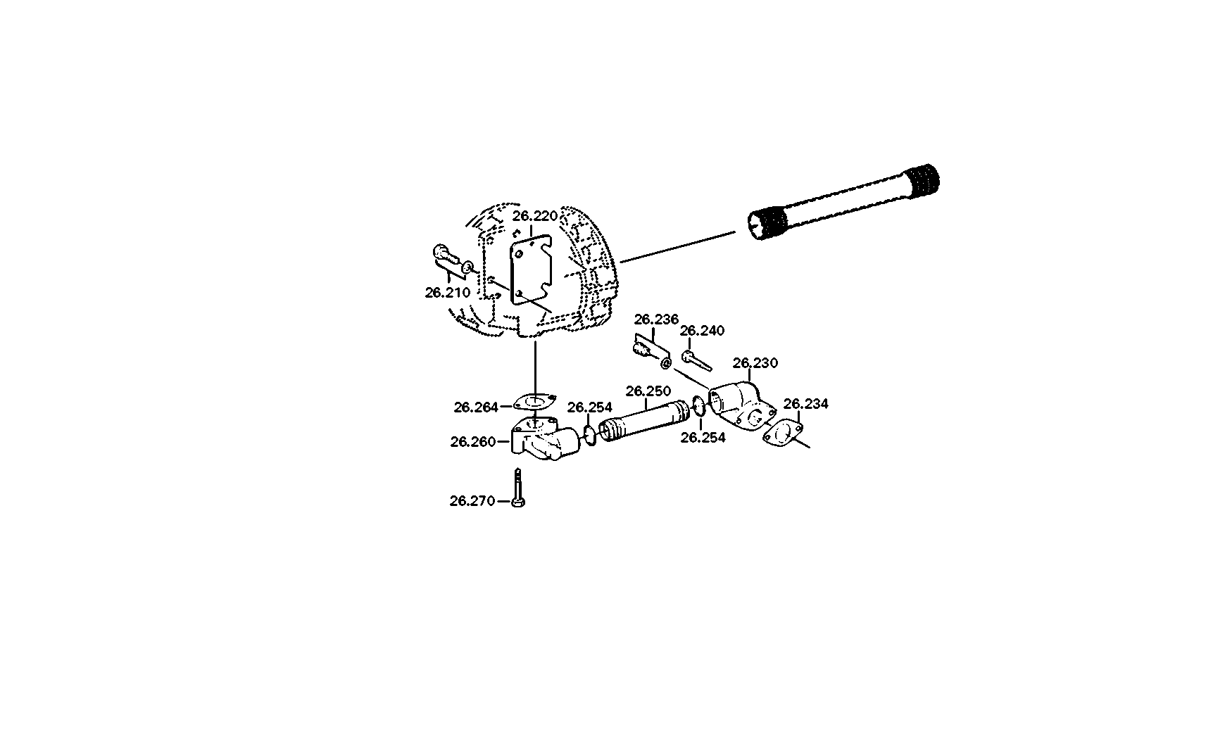 drawing for NEOPLAN BUS GMBH 070155900 - TA.ROLLER BEARING (figure 2)