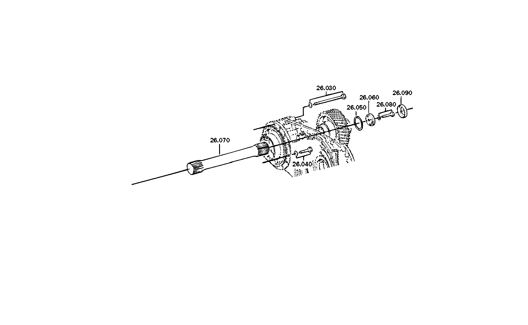 drawing for ZF Countries 35B2 - TA.ROLLER BEARING (figure 3)