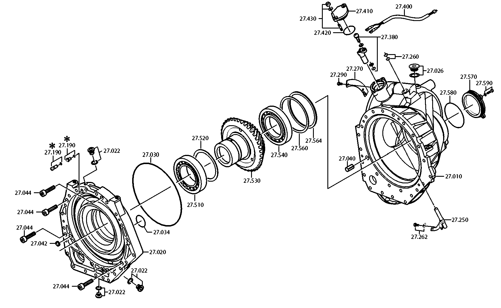 drawing for MAN 81.93420-0316 - TAPERED ROLLER BEARING (figure 1)