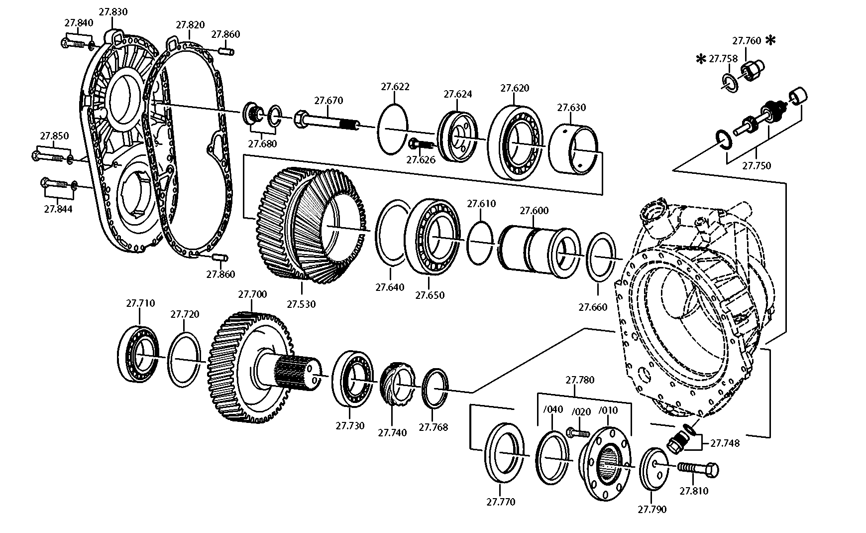 drawing for EVOBUS E621440301 - TAPERED ROLLER BEARING (figure 4)