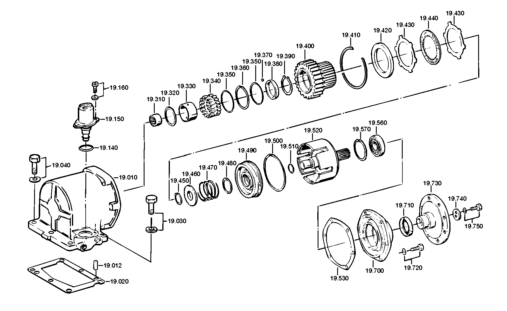 drawing for SIVI 1905305 - BALL BEARING (figure 1)