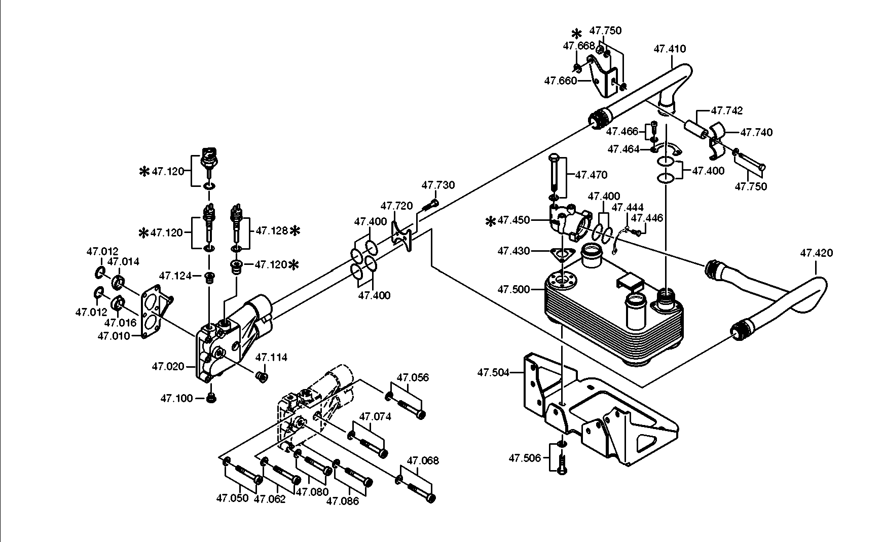 drawing for MANNESMANN-DEMAG BAUMASCHINEN 47268612 - TEMPERATURE SENSOR (figure 1)