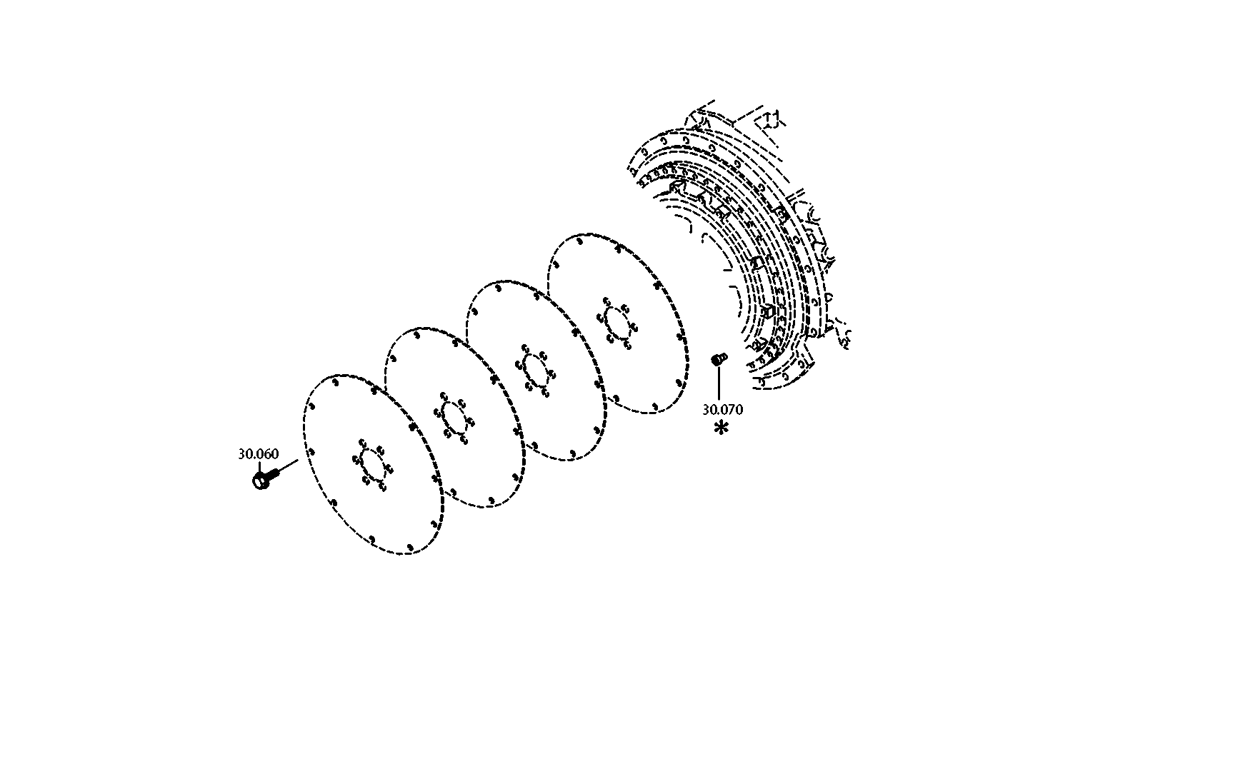 drawing for PEGASO 504037104 - CONNECTION (figure 4)