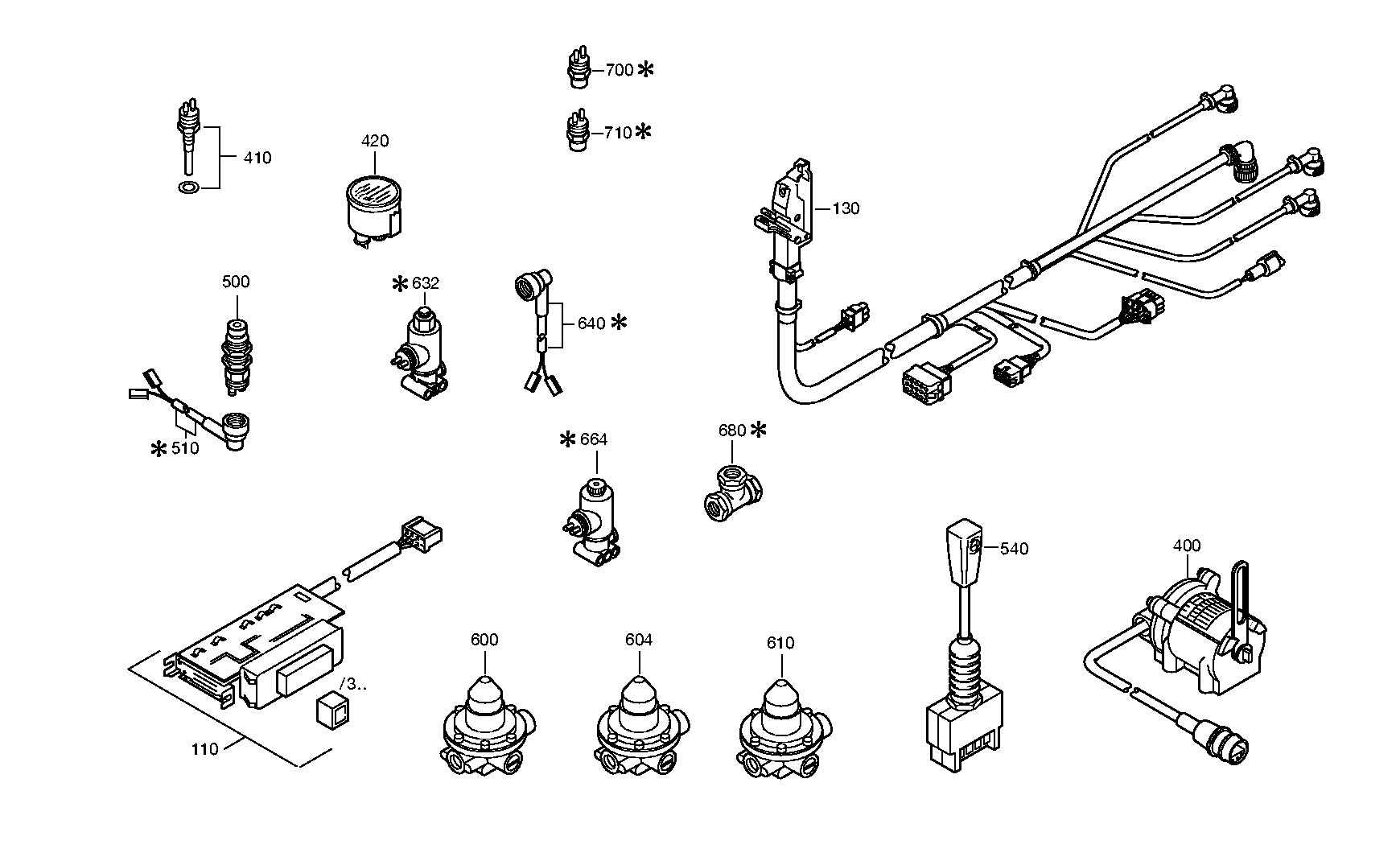 drawing for DAF 1438815 - CABLE ECOMAT (figure 3)