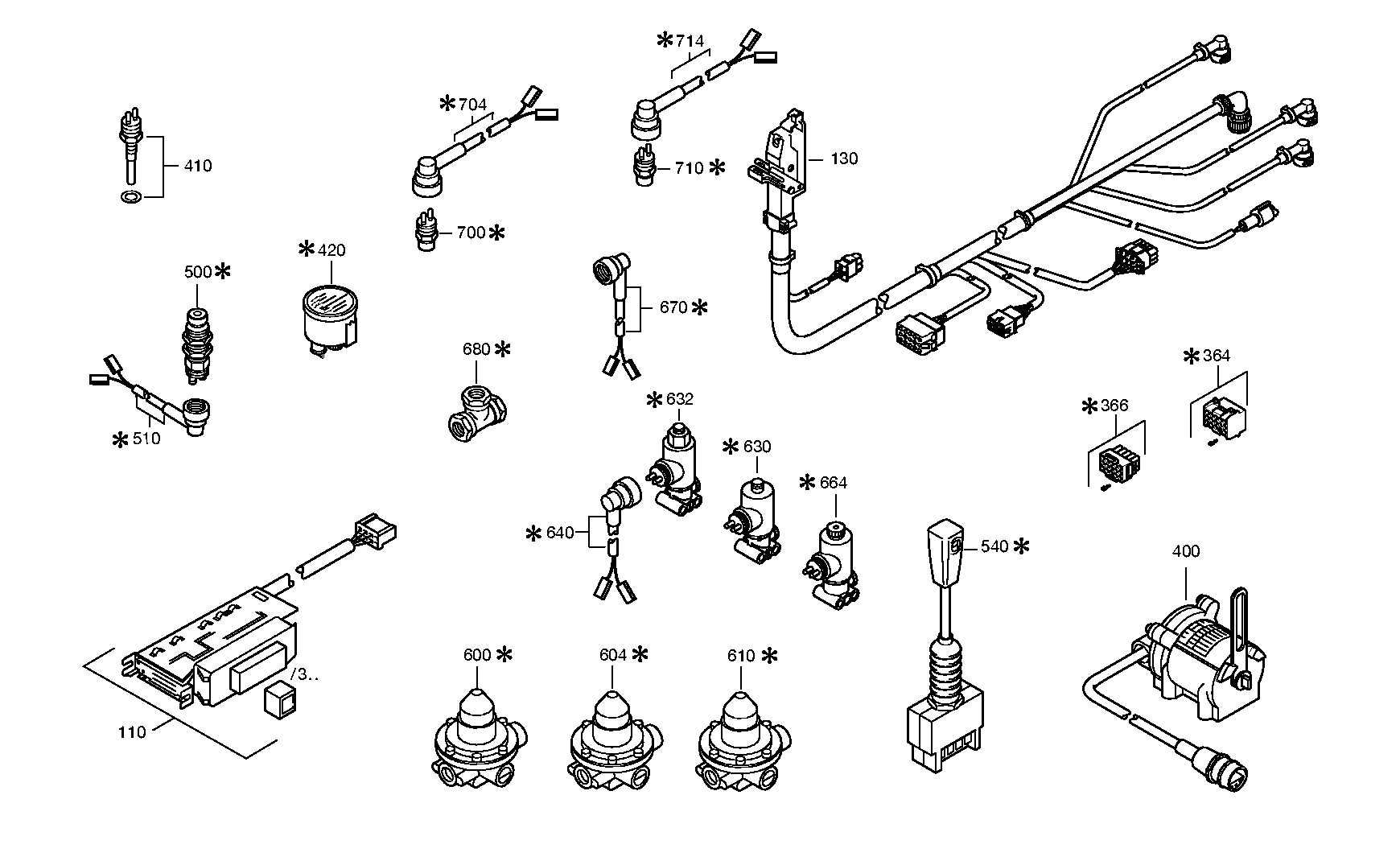 drawing for DAF 1438815 - CABLE ECOMAT (figure 4)