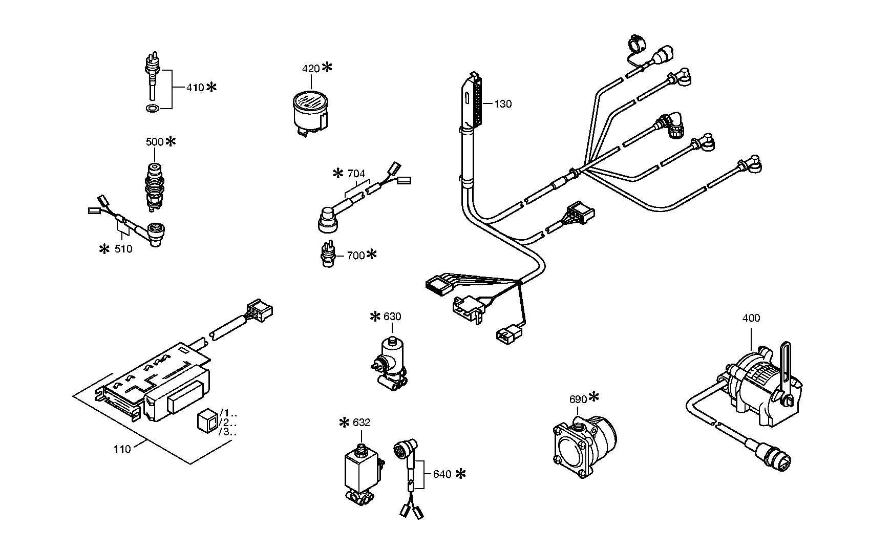 drawing for DAIMLER AG A6995400144 - FS ELEK (figure 4)