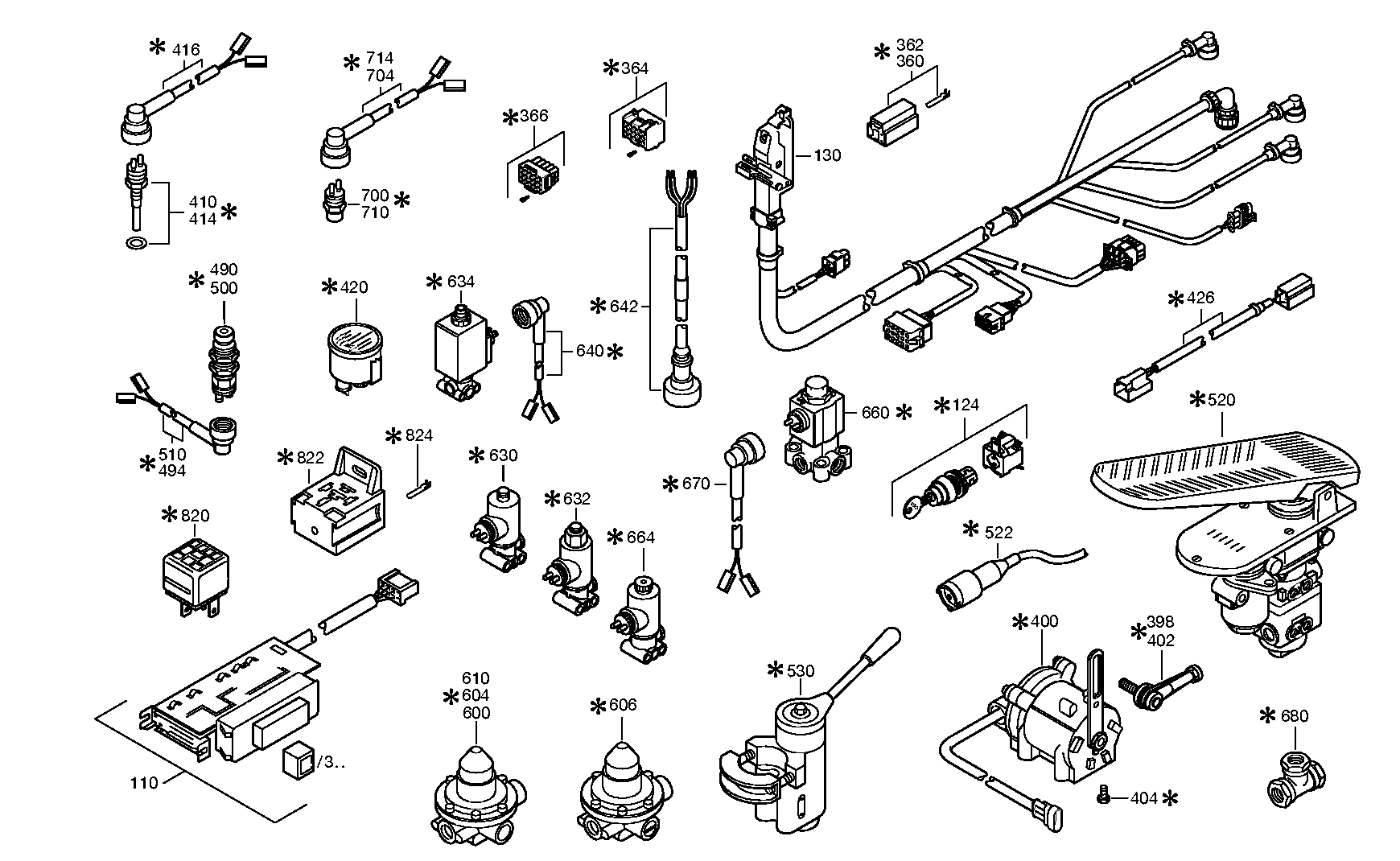 drawing for DAF 1438815 - CABLE ECOMAT (figure 5)