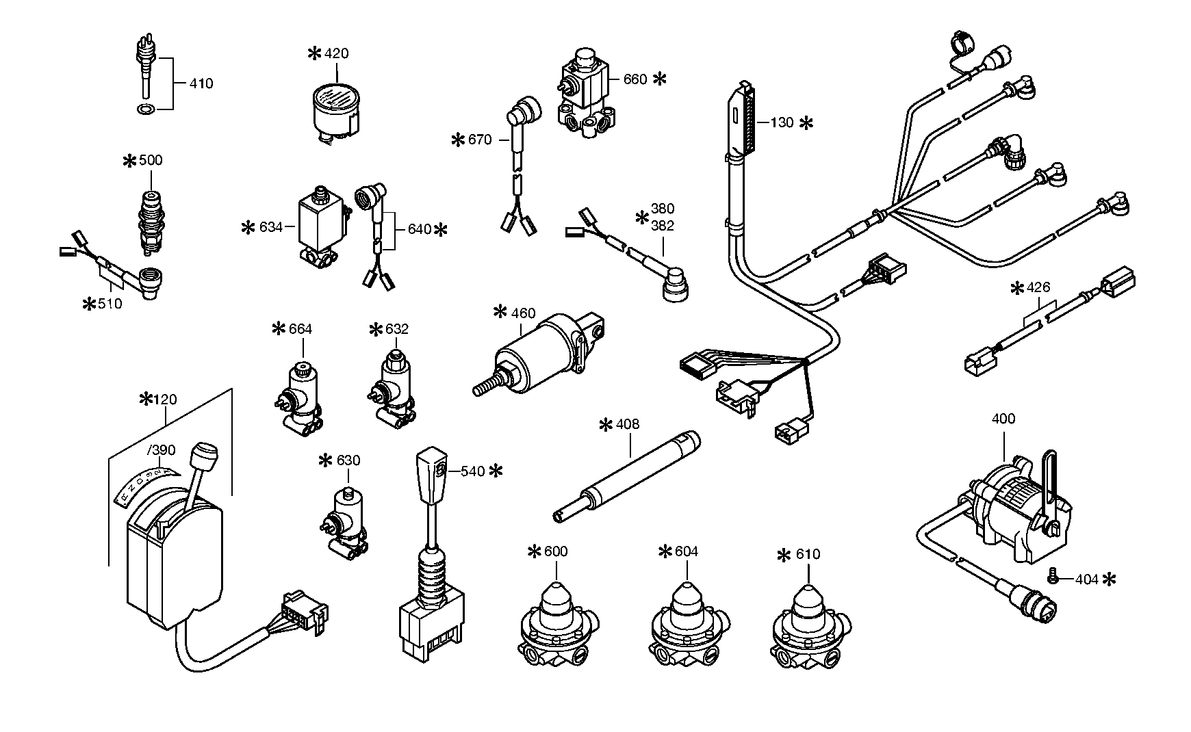 drawing for NEOPLAN BUS GMBH 010810310 - KICK-D.SWITCH (figure 4)