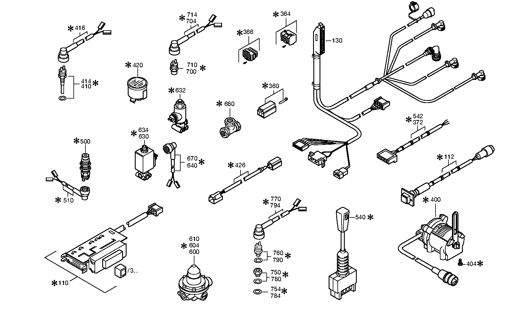 drawing for VOLVO TRUCKS 1136844 - FS ELEK (figure 2)