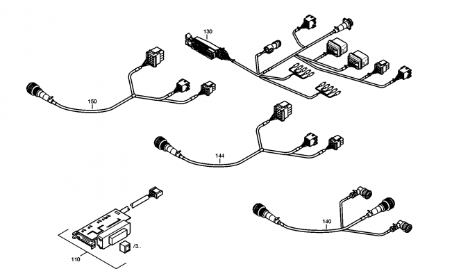 drawing for NEW FLYER INDUSTRIES LTD. 149791 - CABLE ECOMAT (figure 1)