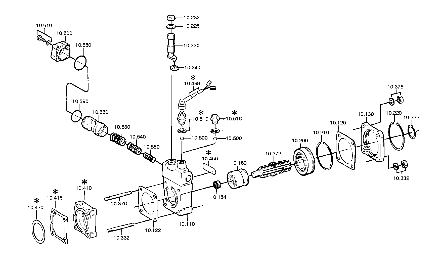 drawing for VAN HOOL 632216065 - SWITCH (figure 4)