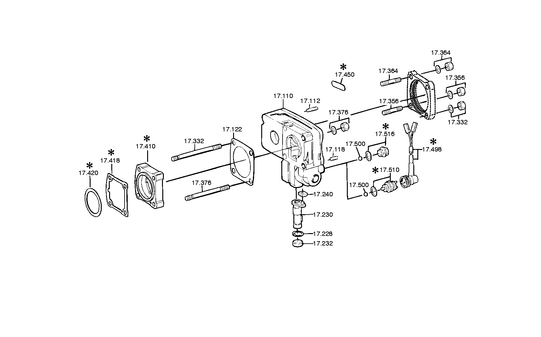 drawing for IVECO 5000288910 - HOUSING (figure 1)
