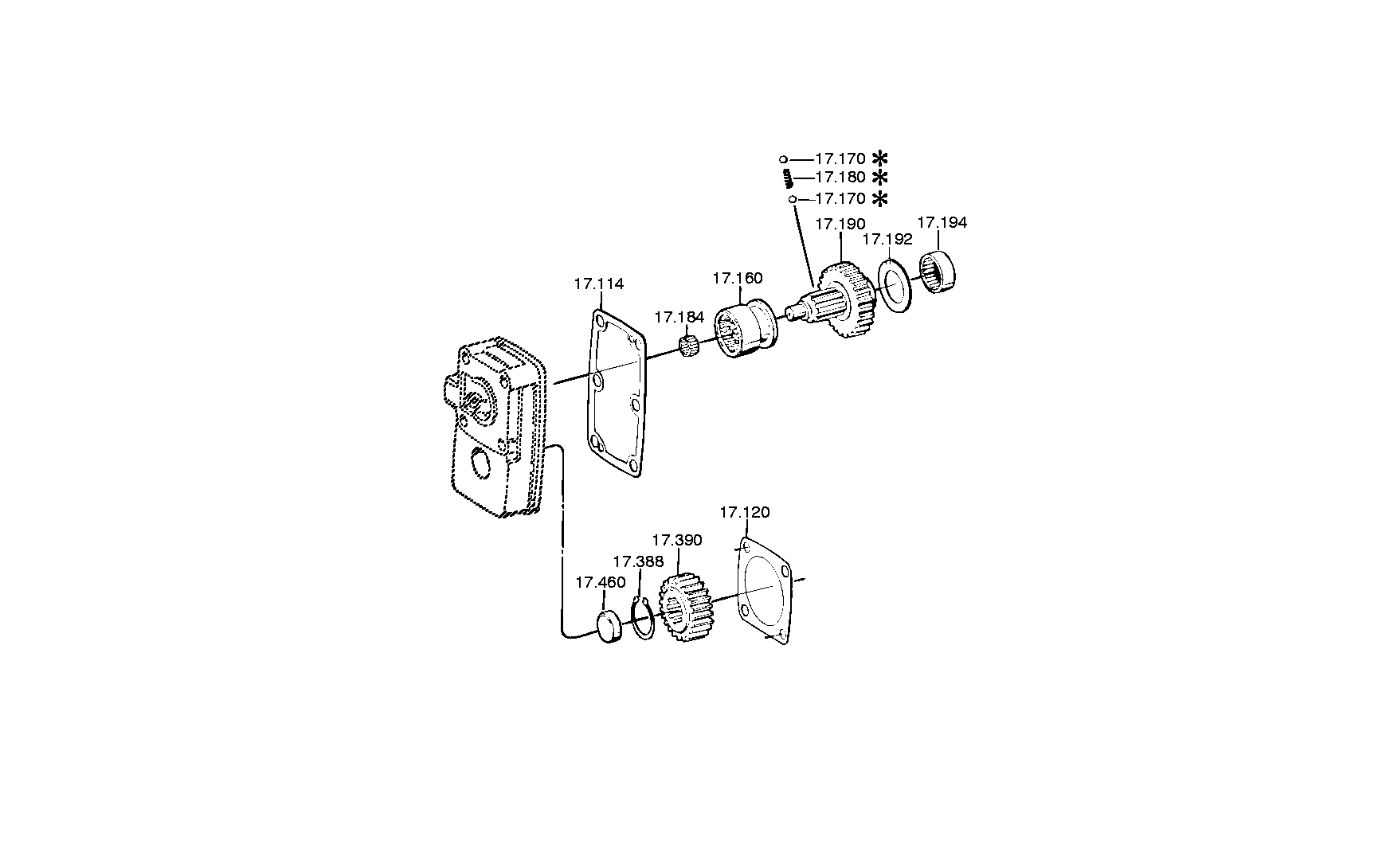 drawing for DAIMLER AG A0002642028 - HOUSING (figure 4)