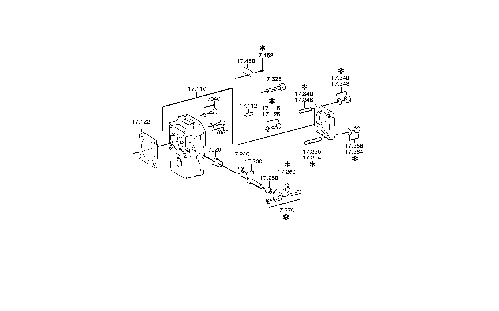 drawing for IVECO 5000807334 - HOUSING (figure 1)