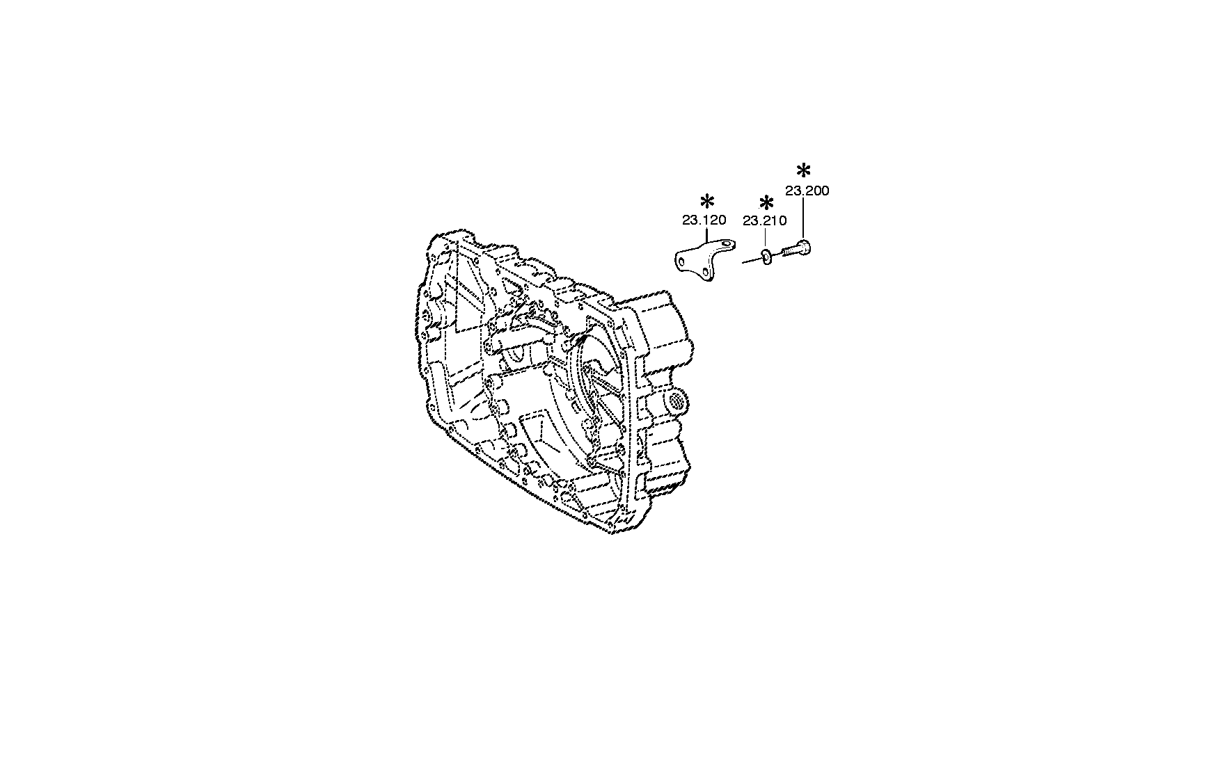 drawing for IVECO AG98437001 - SHIFT CYLINDER (figure 2)