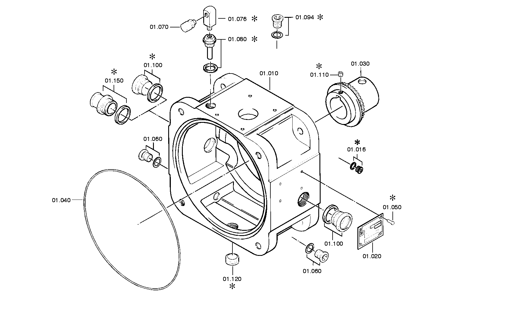 drawing for DAF 620808 - BREATHER (figure 1)