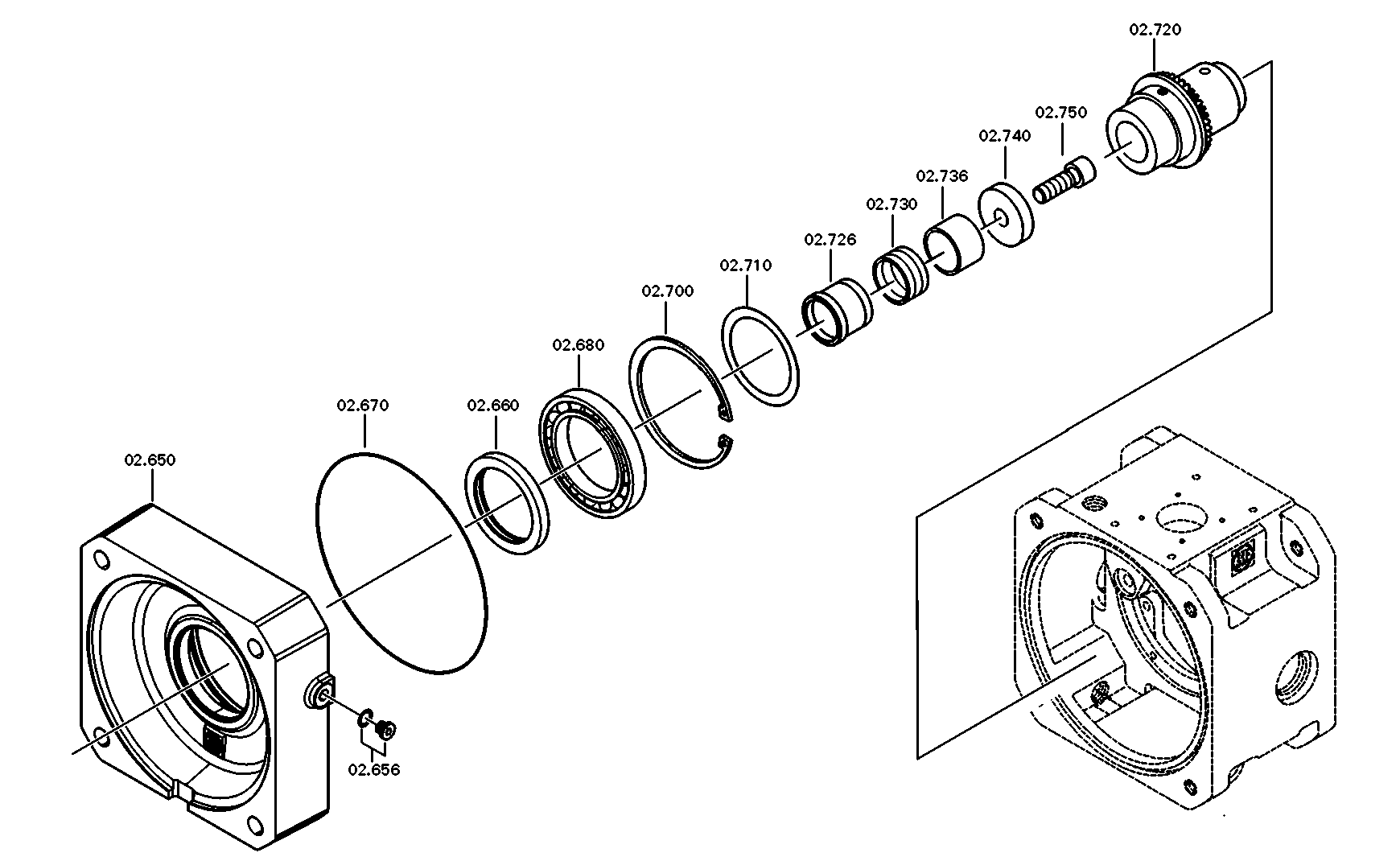 drawing for ATOY OY ATOCO 35D3 - BALL BEARING (figure 1)