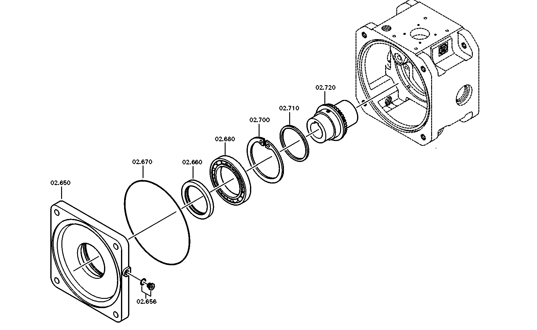 drawing for TEREX EQUIPMENT LIMITED 9397959 - BALL BEARING (figure 2)