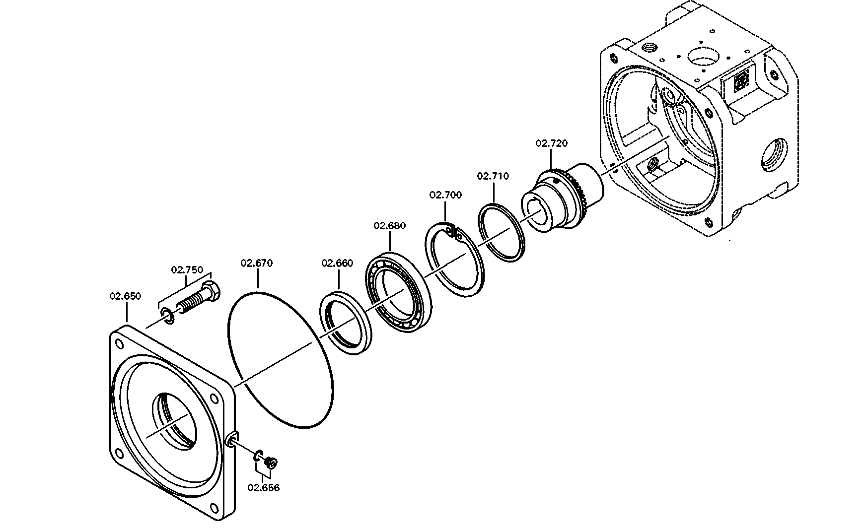 drawing for TEREX EQUIPMENT LIMITED 9397959 - BALL BEARING (figure 3)