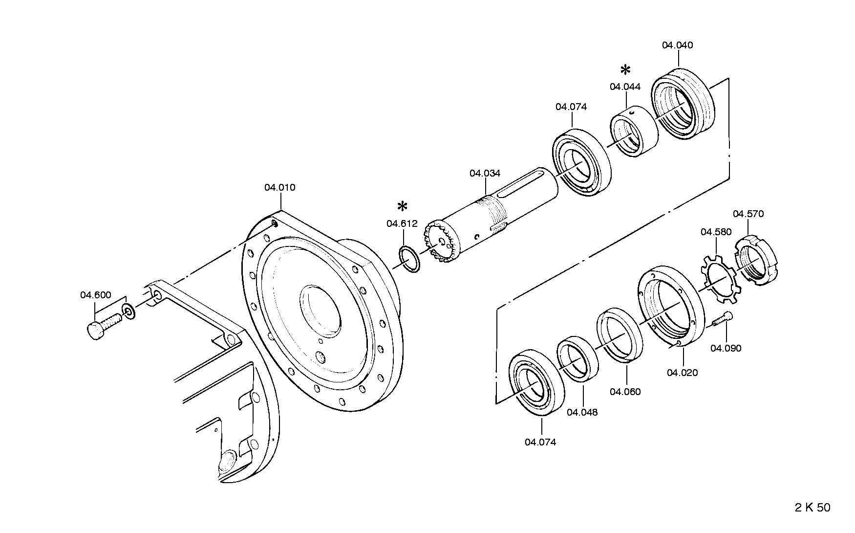 drawing for ZF 4161104315 - OUTPUT (figure 1)