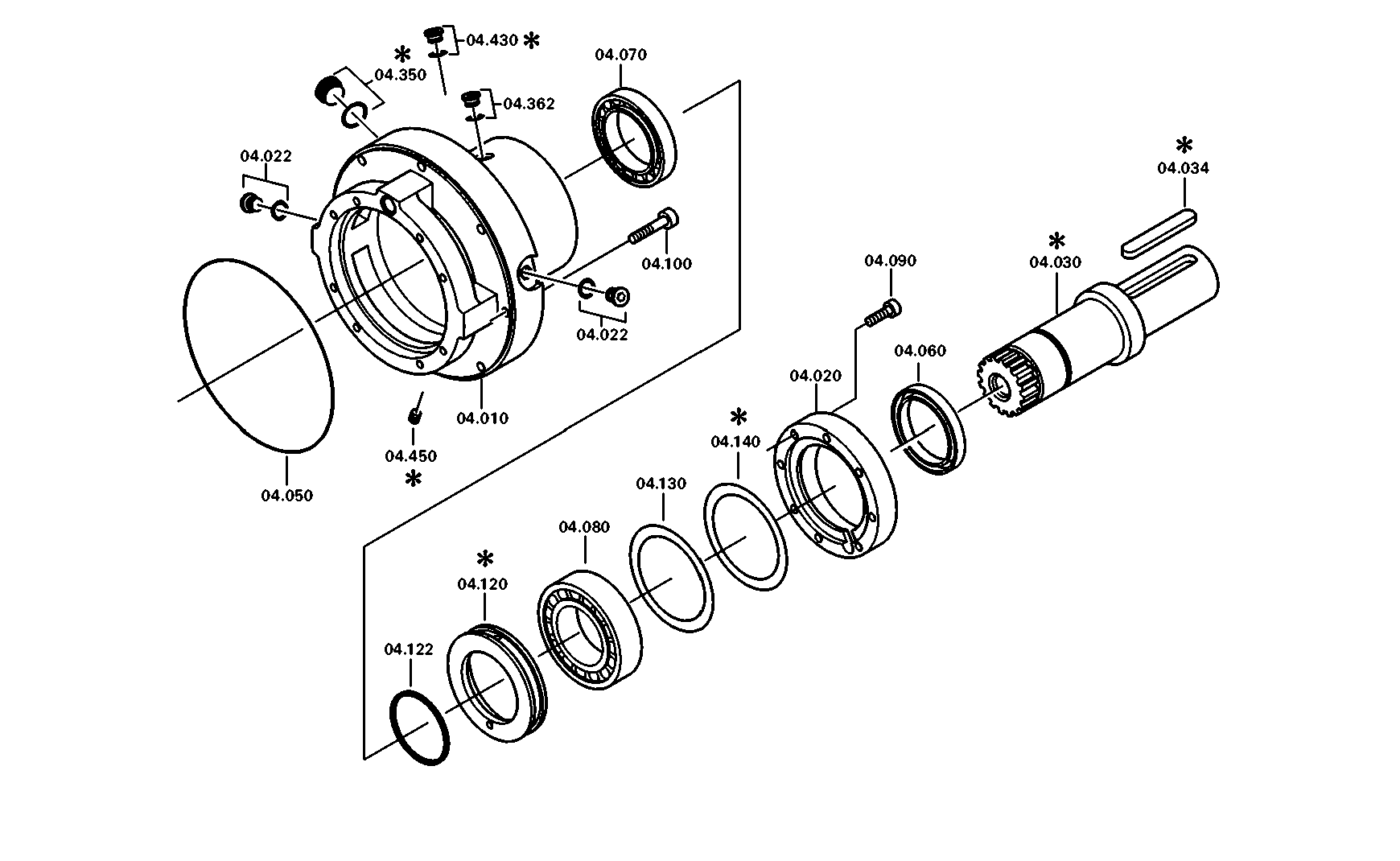 drawing for UNIPART 02JLM 10414 - RECTANGULAR RING (figure 2)