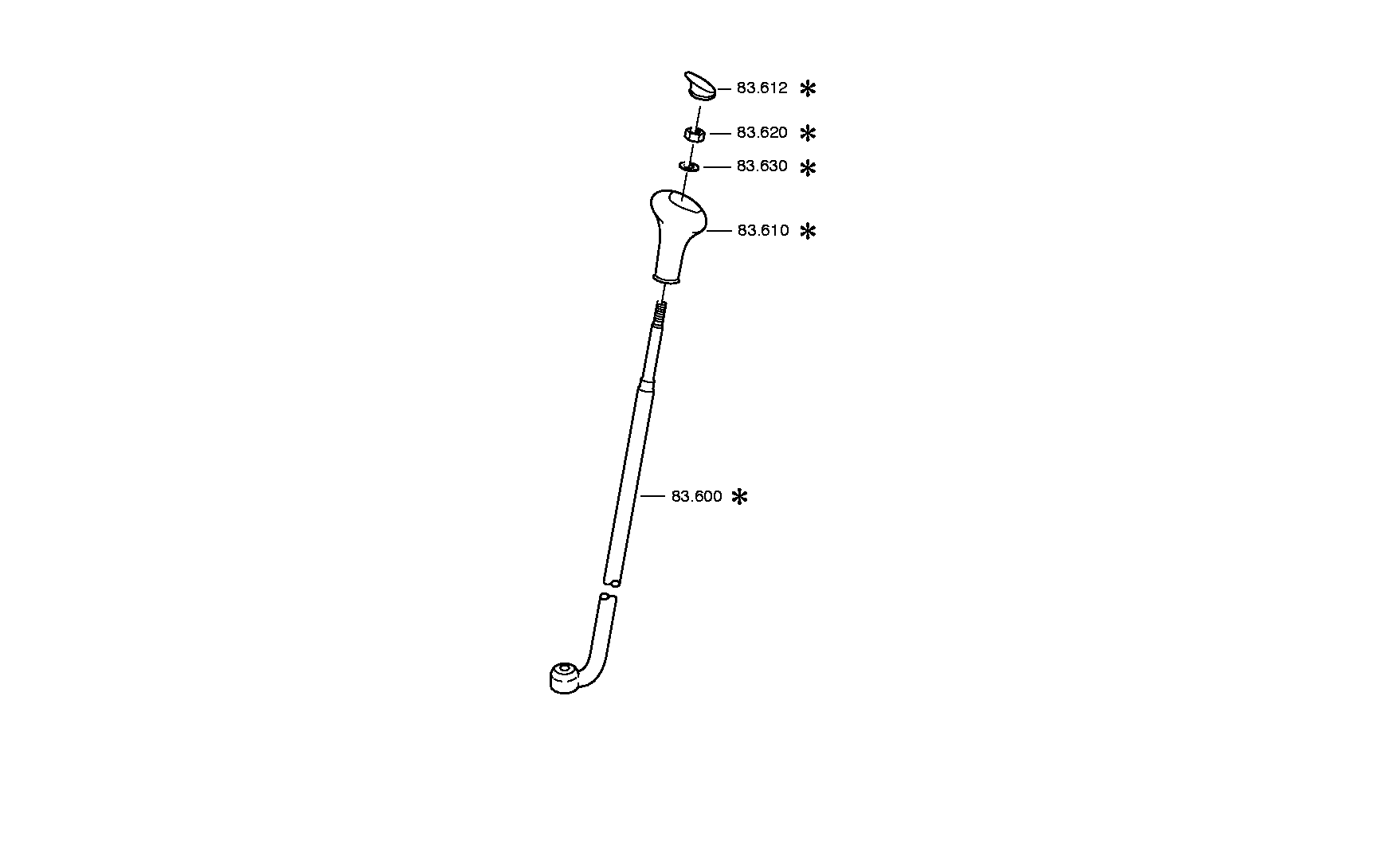 drawing for ASHOK-LEYLAND - CUMMINS 111362 - NEEDLE BUSH (figure 3)
