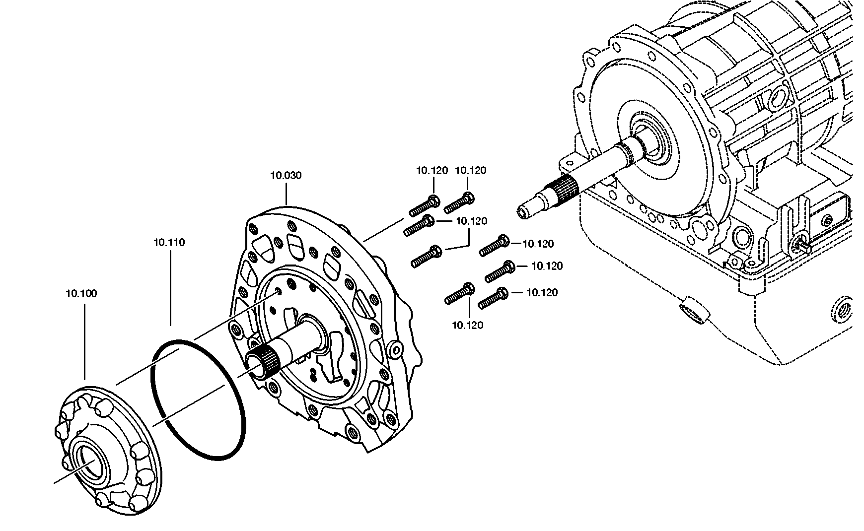 drawing for UNIPART RTC5102 - SHAFT SEAL (figure 1)