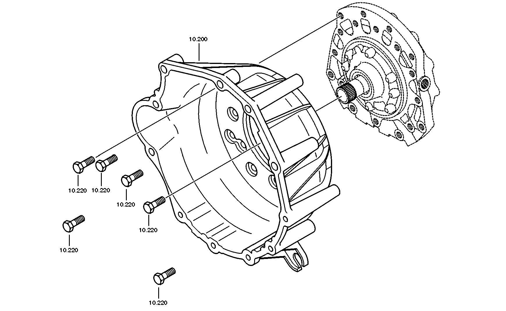 drawing for JAGUAR CARS LTD. RTC5107 - INTERMEDIATE PLATE (figure 2)