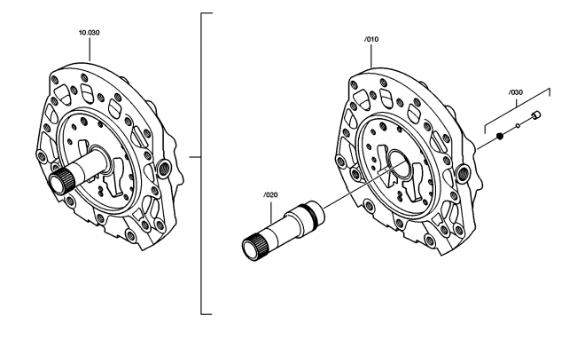 drawing for JAGUAR CARS LTD. RTC5107 - INTERMEDIATE PLATE (figure 3)