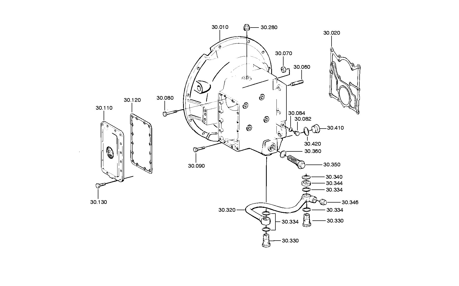 drawing for AGCO X548936000000 - O-RING (figure 1)