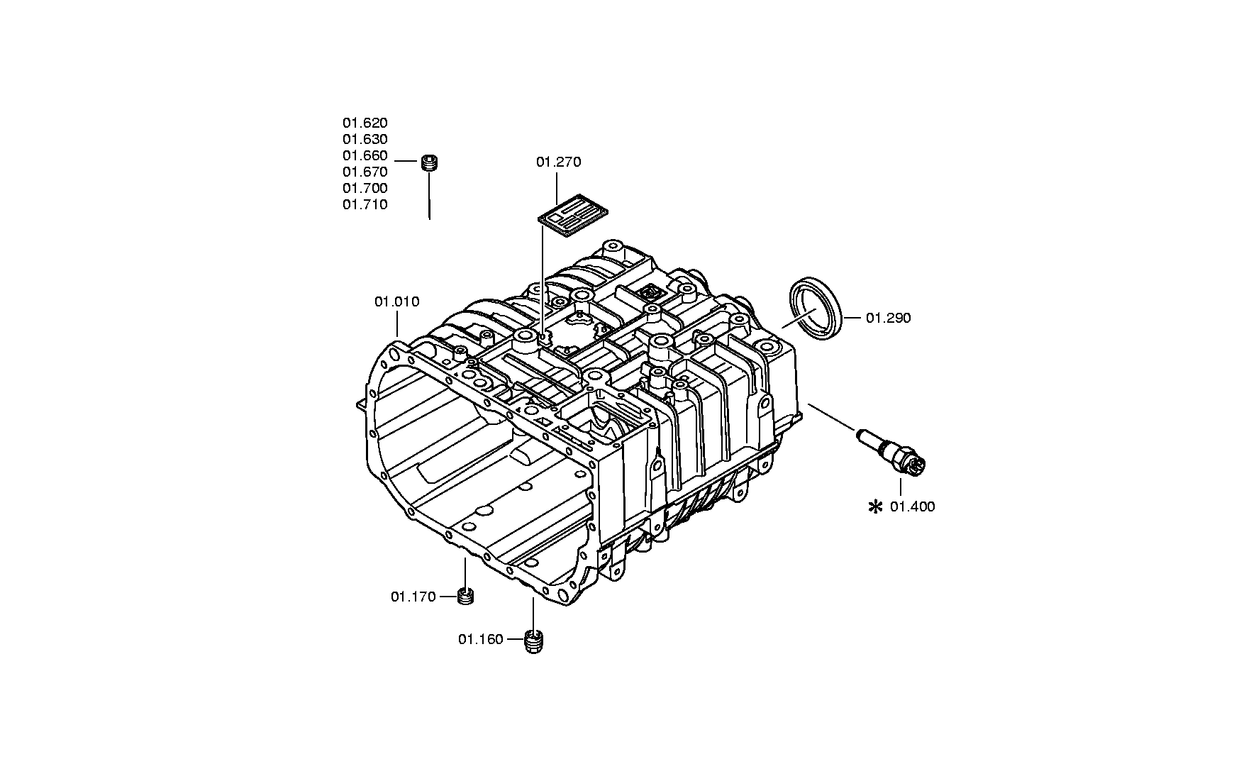 drawing for AGCO F180100050261 - SCREW PLUG (figure 4)