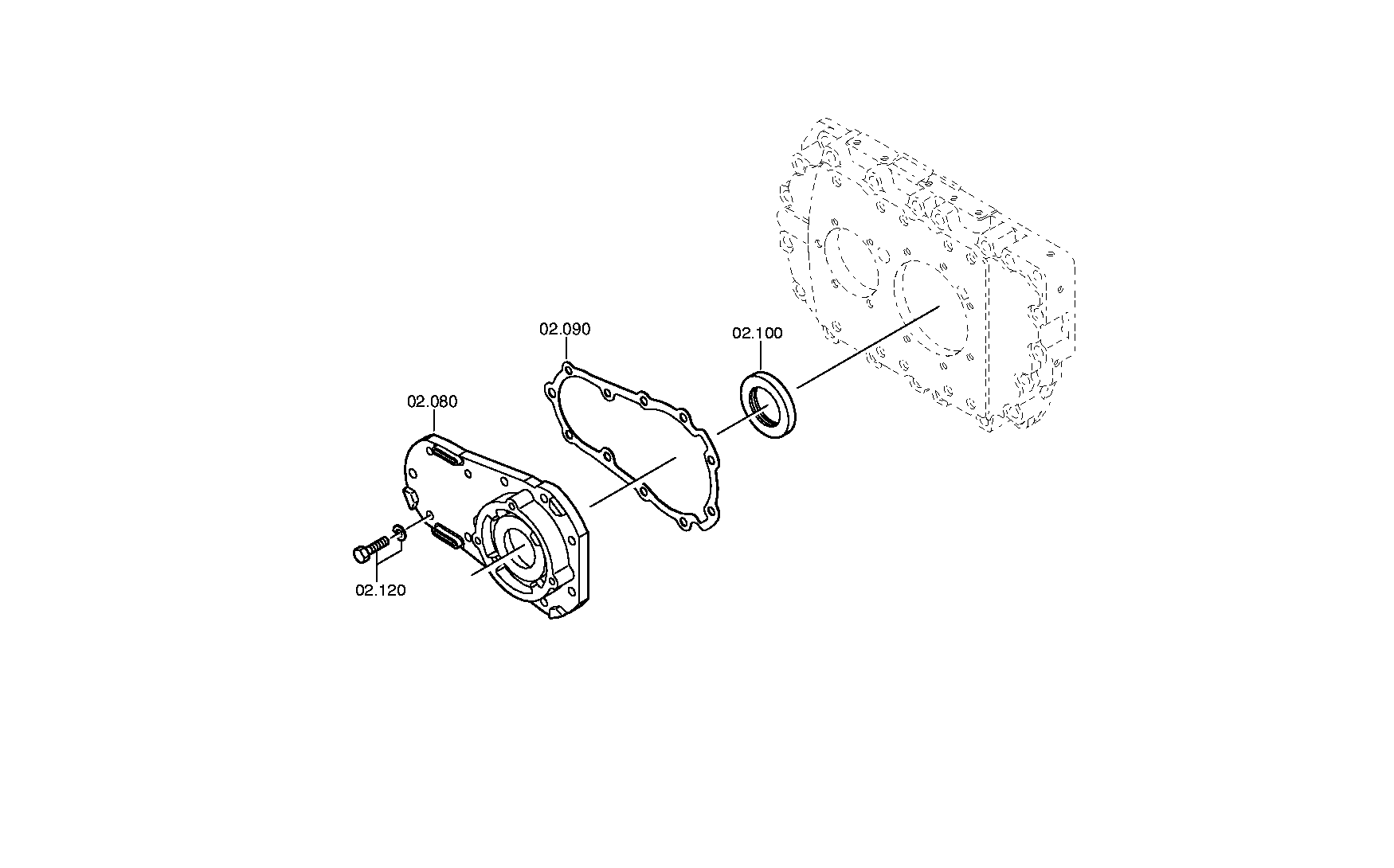 drawing for VOLVO TRUCKS 3121548 - SHAFT SEAL (figure 2)