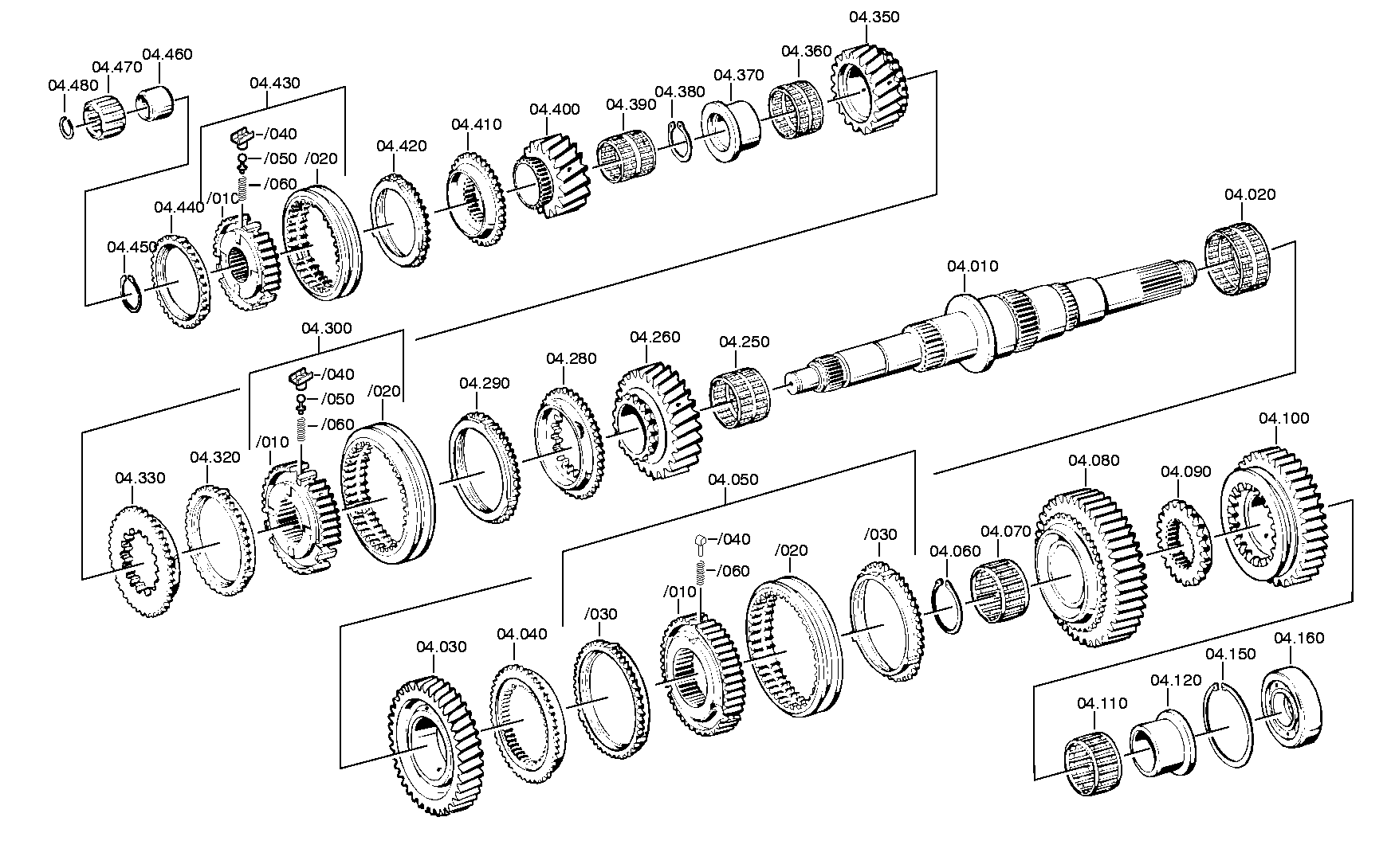 drawing for PONTICELLI 7984486 - NEEDLE CAGE (figure 1)