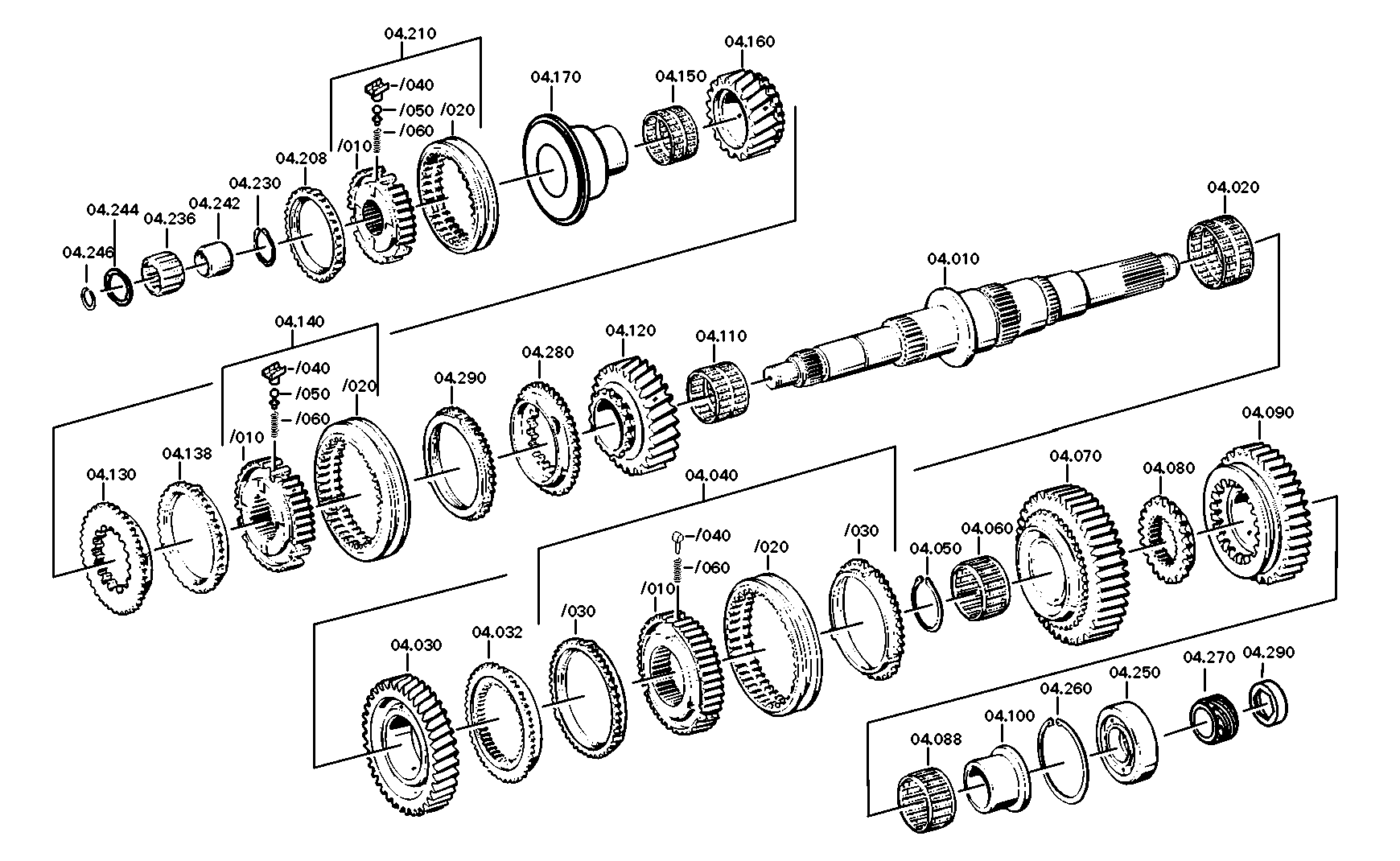 drawing for DAIMLER AG A0029945035 - SNAP RING (figure 1)